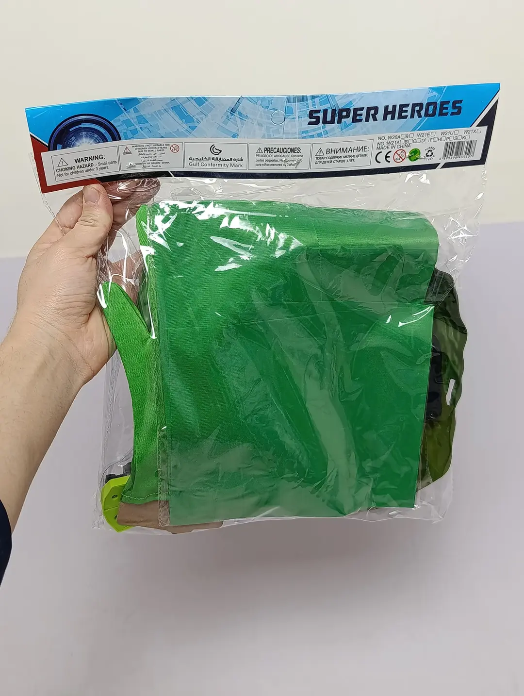 Hulk va qo'lqop to'plami, Niqob, figurka, kostyum, Marvel muxlislari uchun 3 yoshdan boshlab Tasavvurni rivojlantirish — 3-rasm