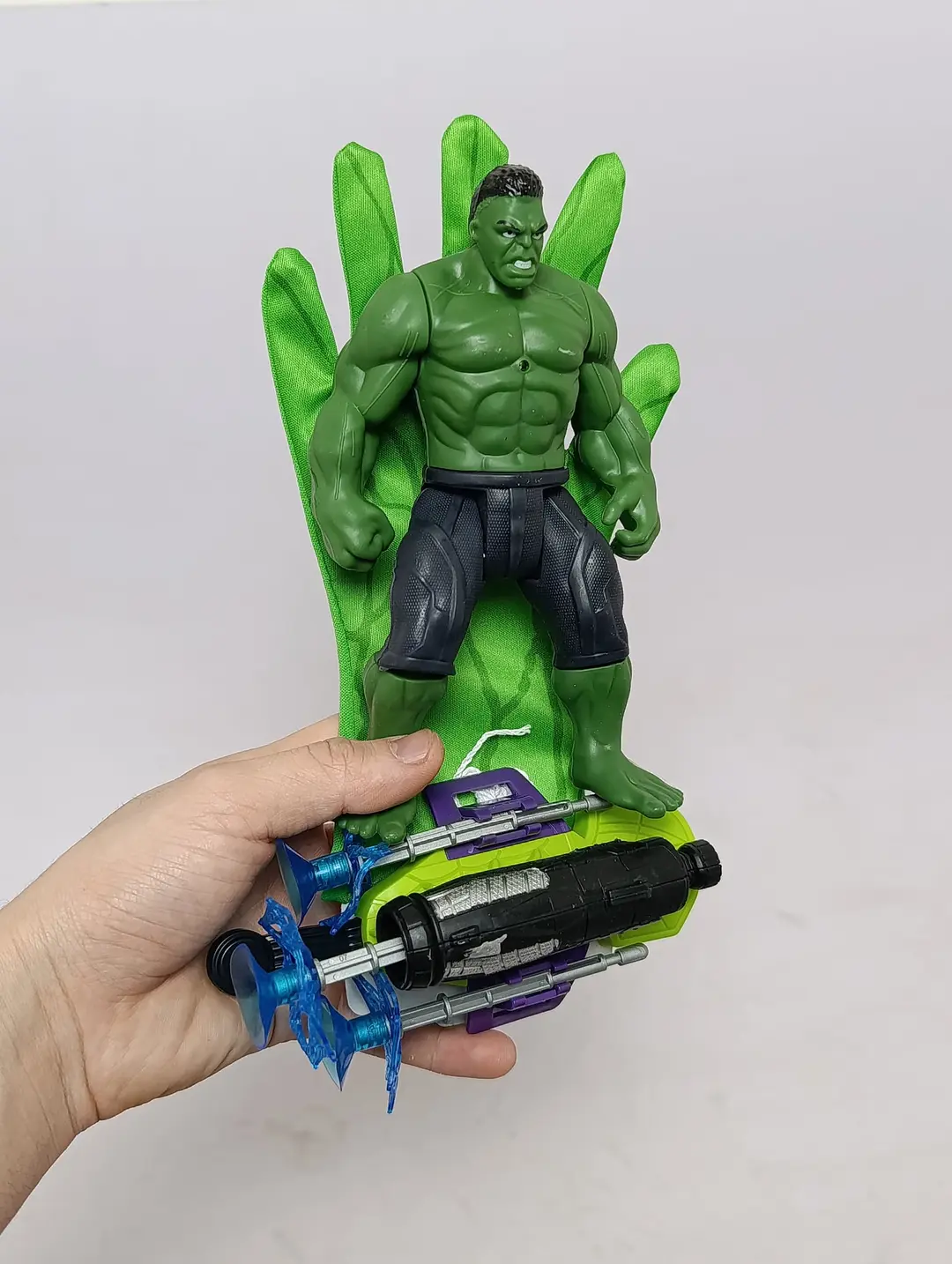 Hulk va qo'lqop to'plami, Niqob, figurka, kostyum, Marvel muxlislari uchun 3 yoshdan boshlab Tasavvurni rivojlantirish — 5-rasm