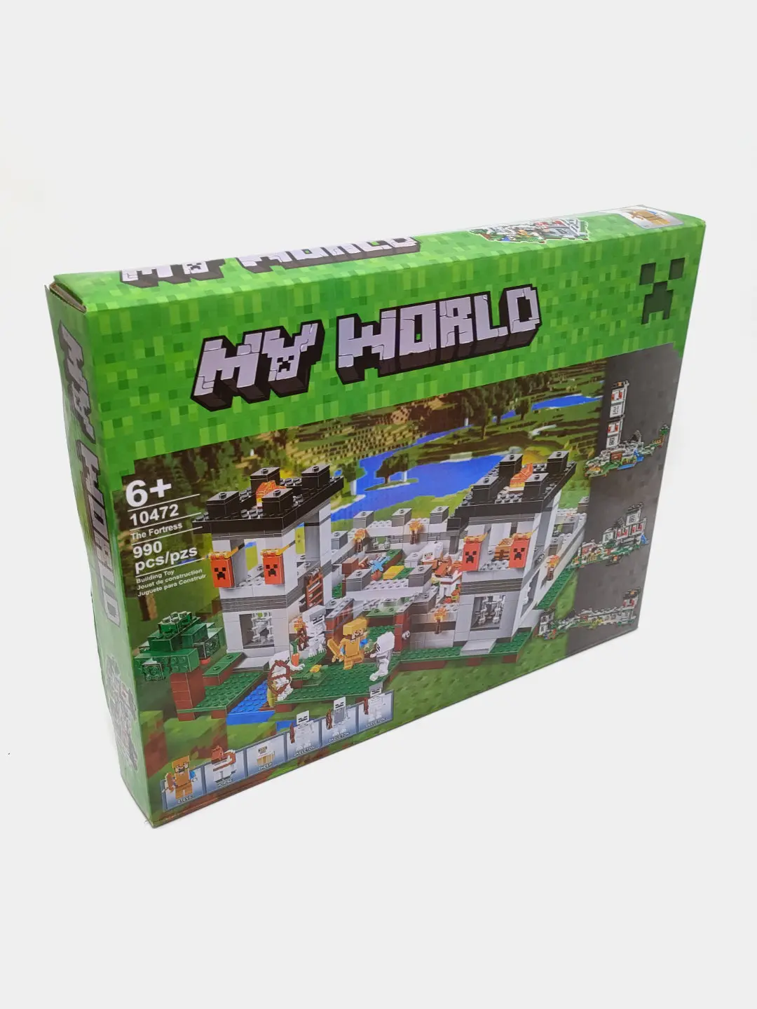 Minecraft Krepost Konstruktori, 990 dona, 6+ yosh uchun, 4 tasida 1 — 4-rasm