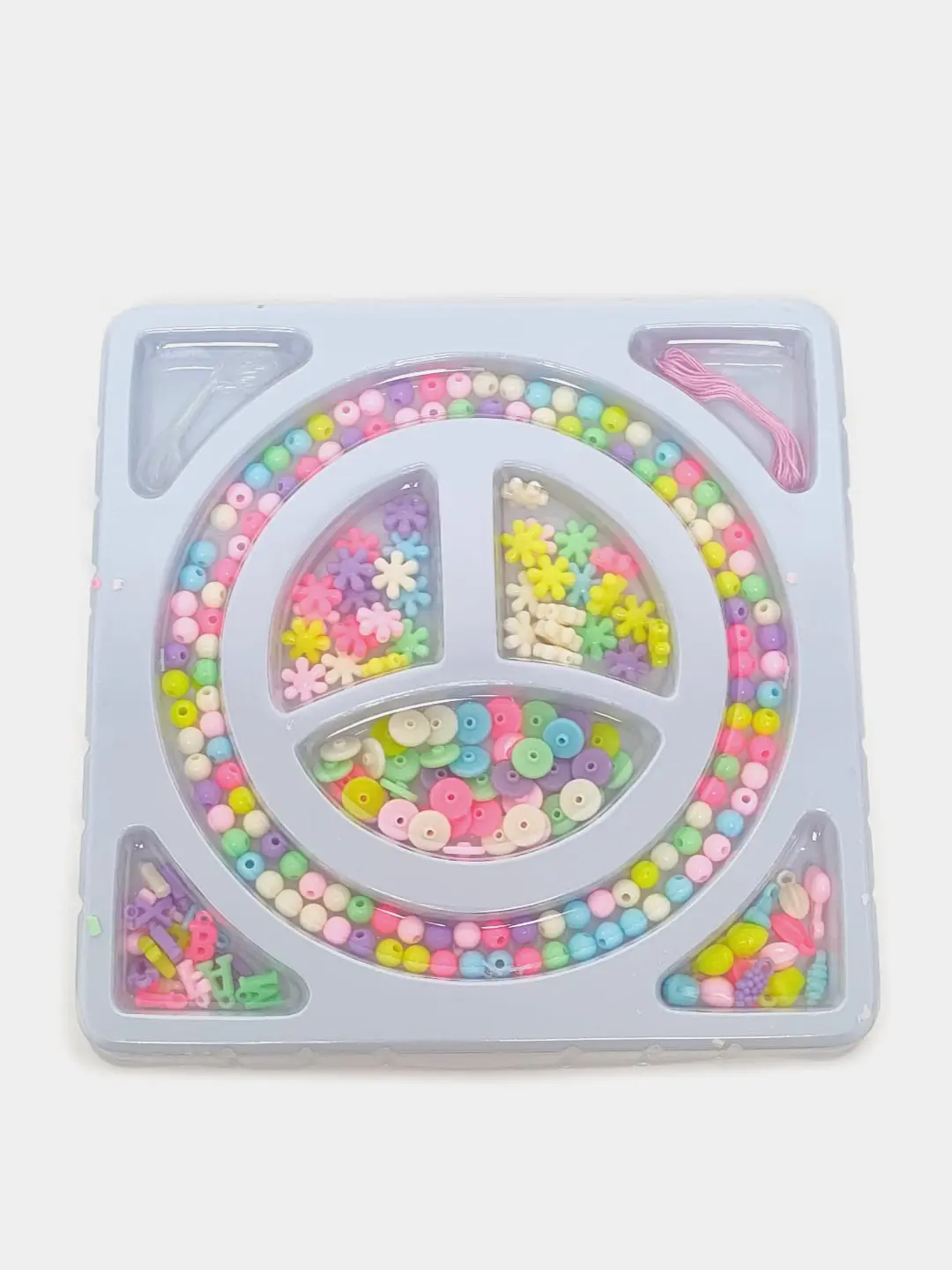 DIY beads ijodiy to'plami, Bezellar va osma buyumlar, 3 yoshdan katta qizlar uchun — 2-rasm