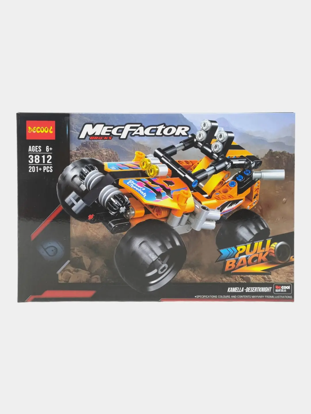 MecFactor Ritsari Sahro konstruktori 201 qism Pull Back 25 sm — 4-rasm