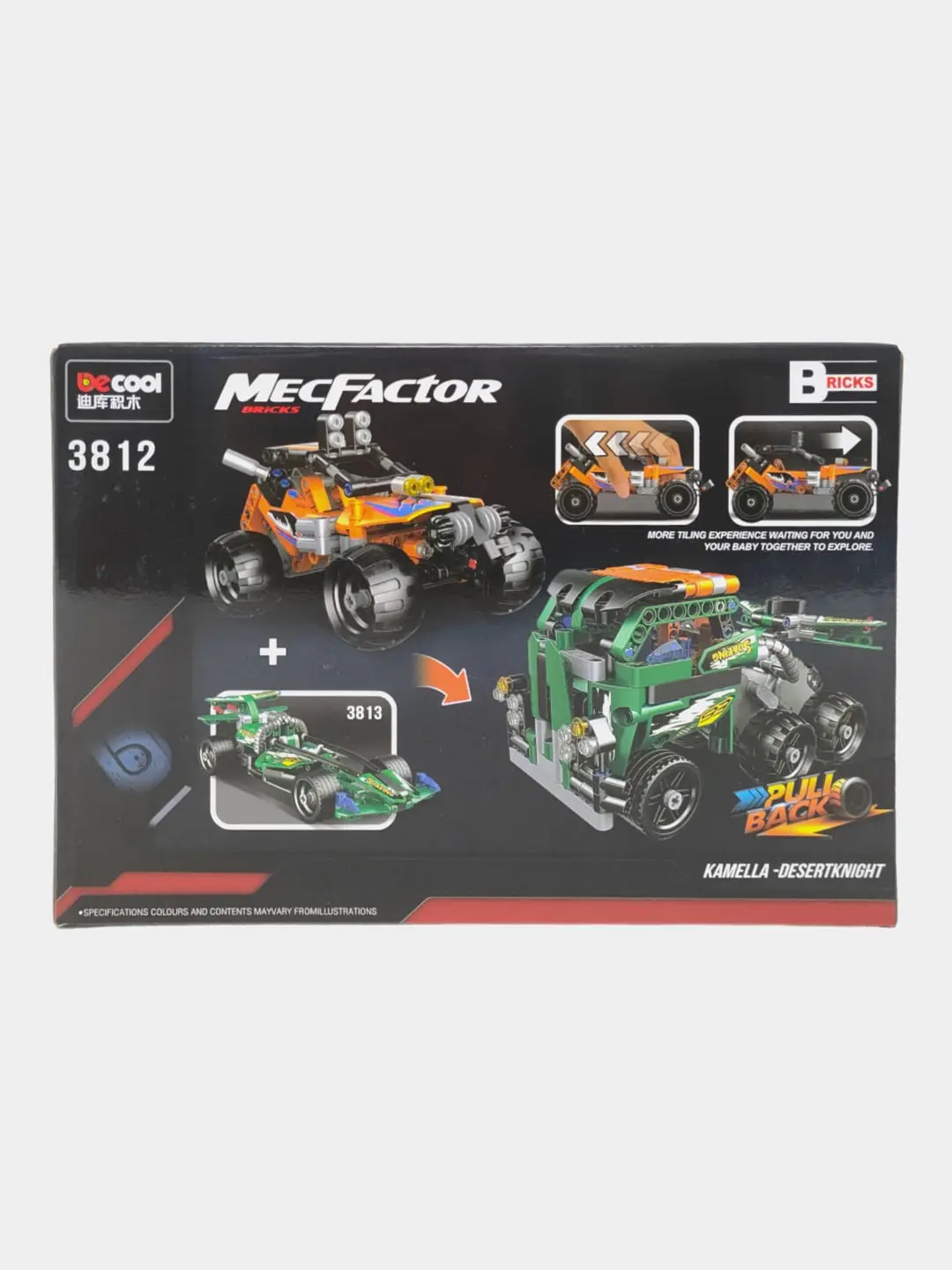 MecFactor Ritsari Sahro konstruktori 201 qism Pull Back 25 sm — 5-rasm