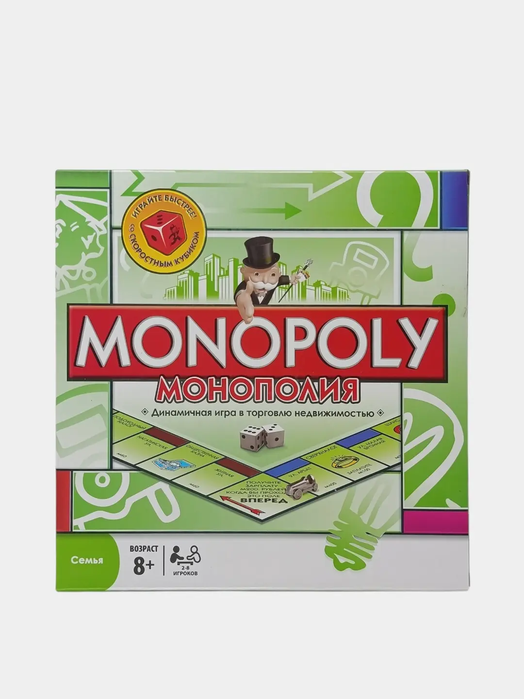Monopoliya stol o'yini, Iqtisodiy strategiya, 2-8 o'yinchi uchun oilaviy o'yin, Mantiqni rivojlantirish — 4-rasm