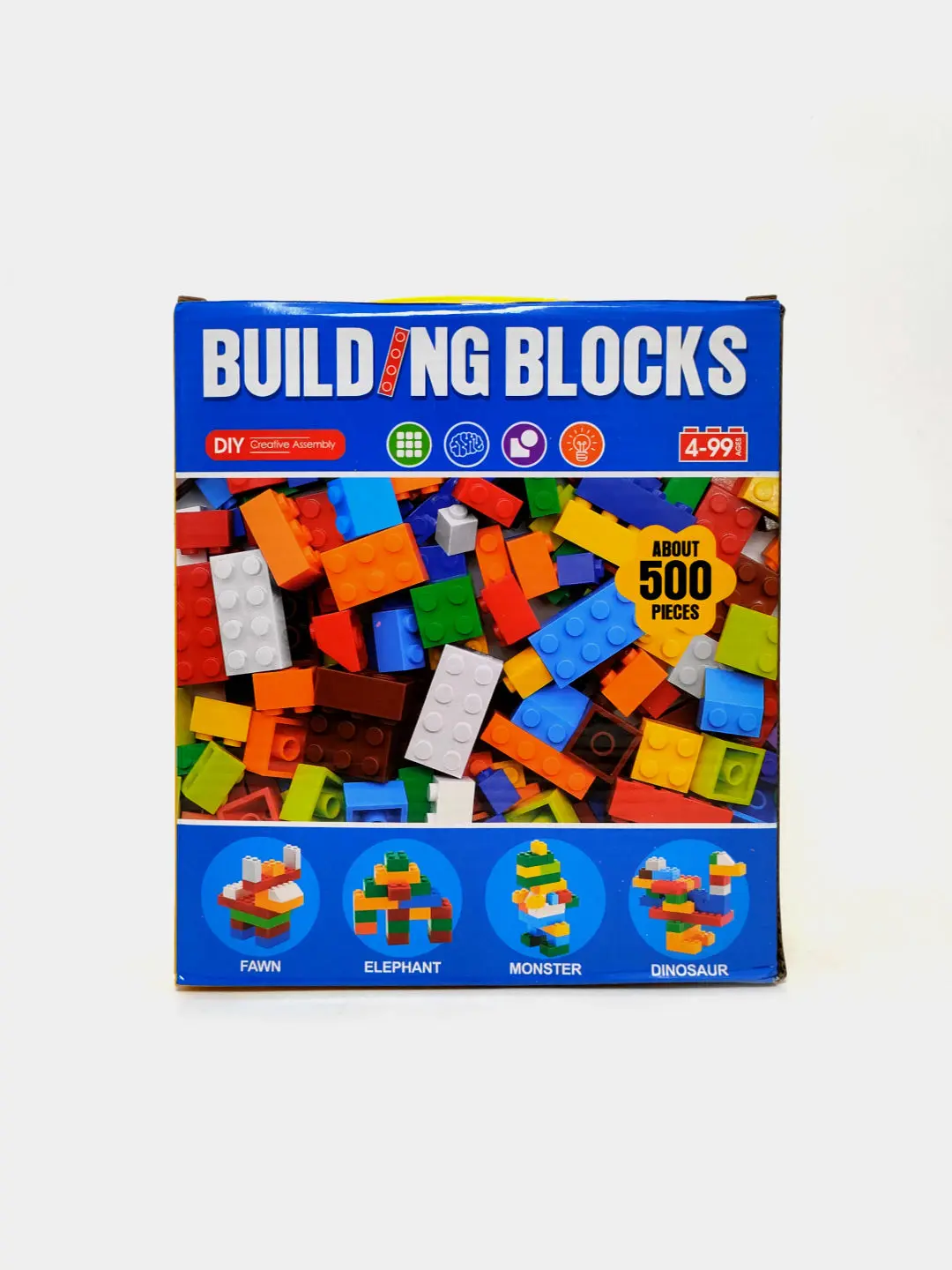 Building Blocks 500 detaillik konstruktor, qo'l motorikasini va fikrlashni rivojlantiradi, 4 yoshdan boshlab bolalar uchun — 4-rasm