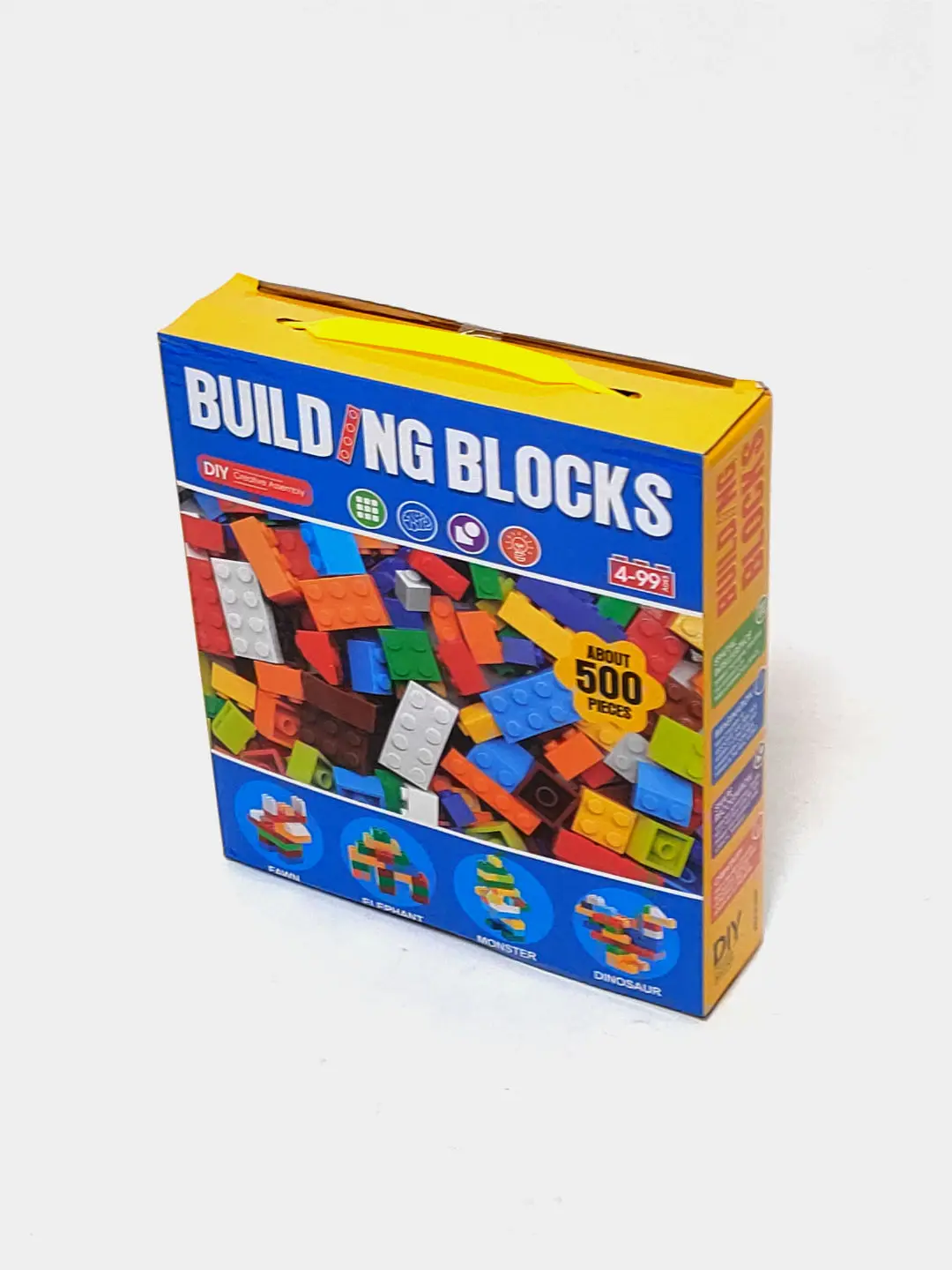 Building Blocks 500 detaillik konstruktor, qo'l motorikasini va fikrlashni rivojlantiradi, 4 yoshdan boshlab bolalar uchun — 5-rasm