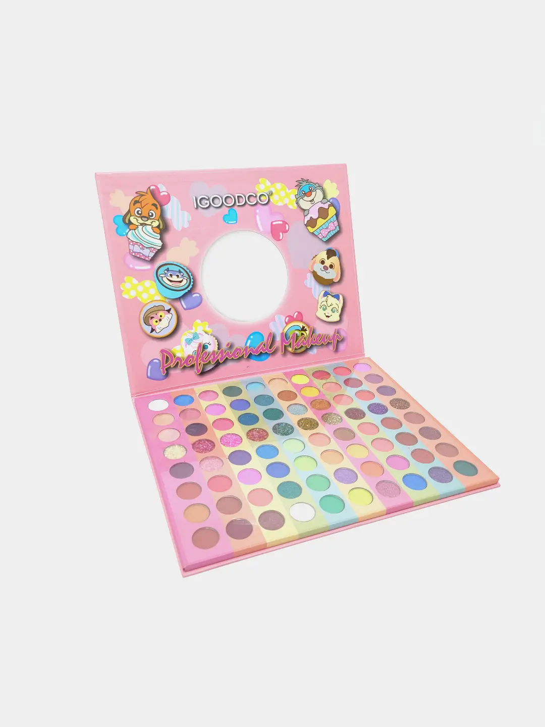Bolalar kosmetikasi to'plami IGOODCO Professional Makeup, tenlar paletkasi, 80 xil rang — 2-rasm