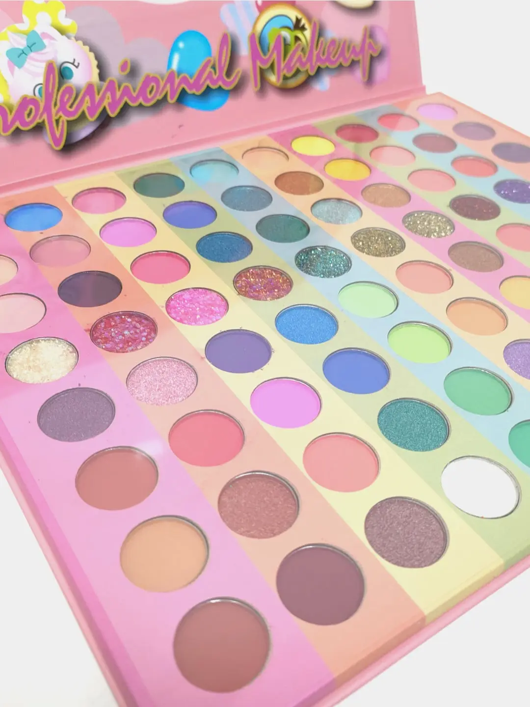 Bolalar kosmetikasi to'plami IGOODCO Professional Makeup, tenlar paletkasi, 80 xil rang — 3-rasm