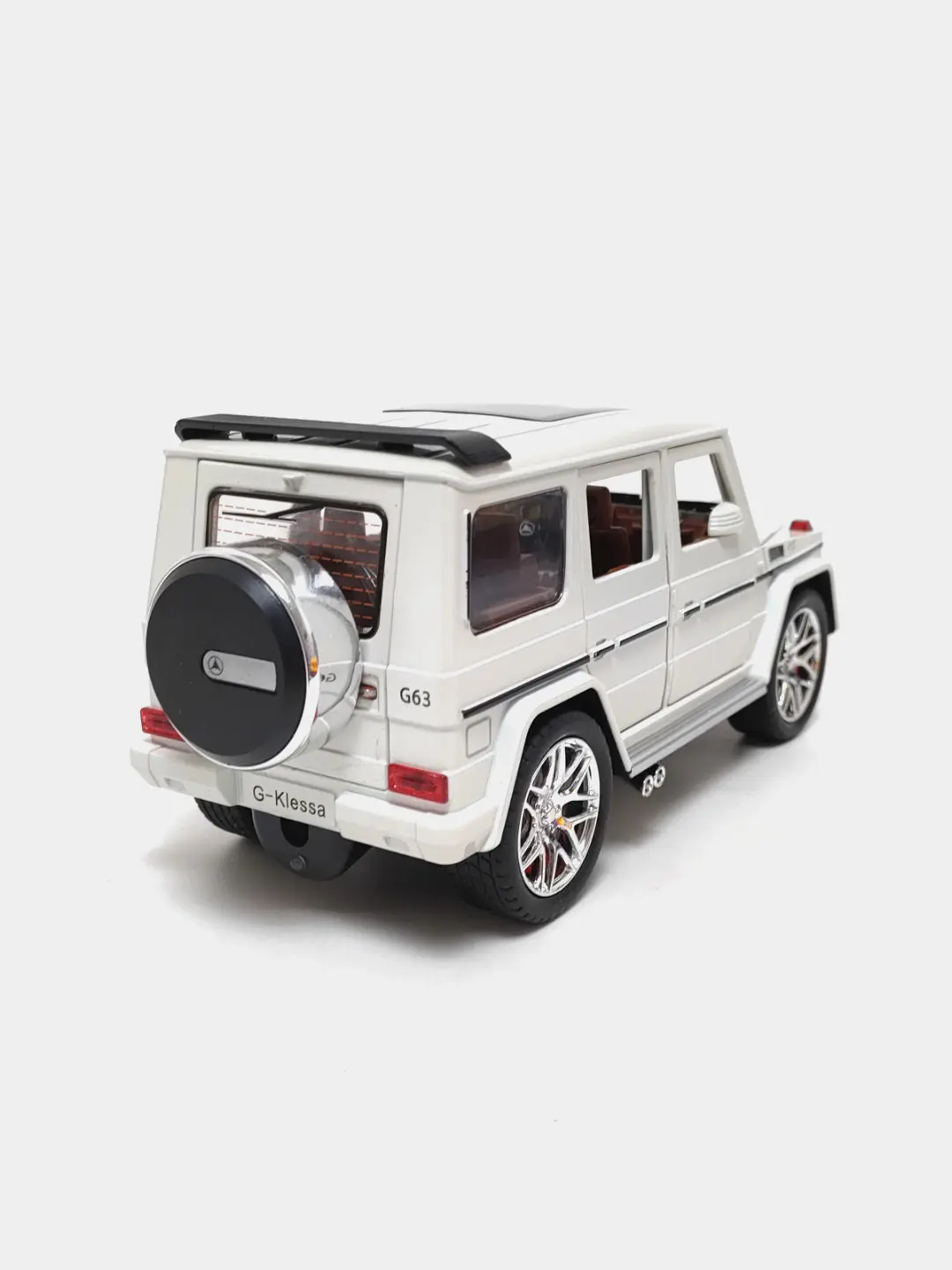 Kolleksiya Mercedes-Benz Gelandewagen G63 qora oltin 25 sm. — 6-rasm