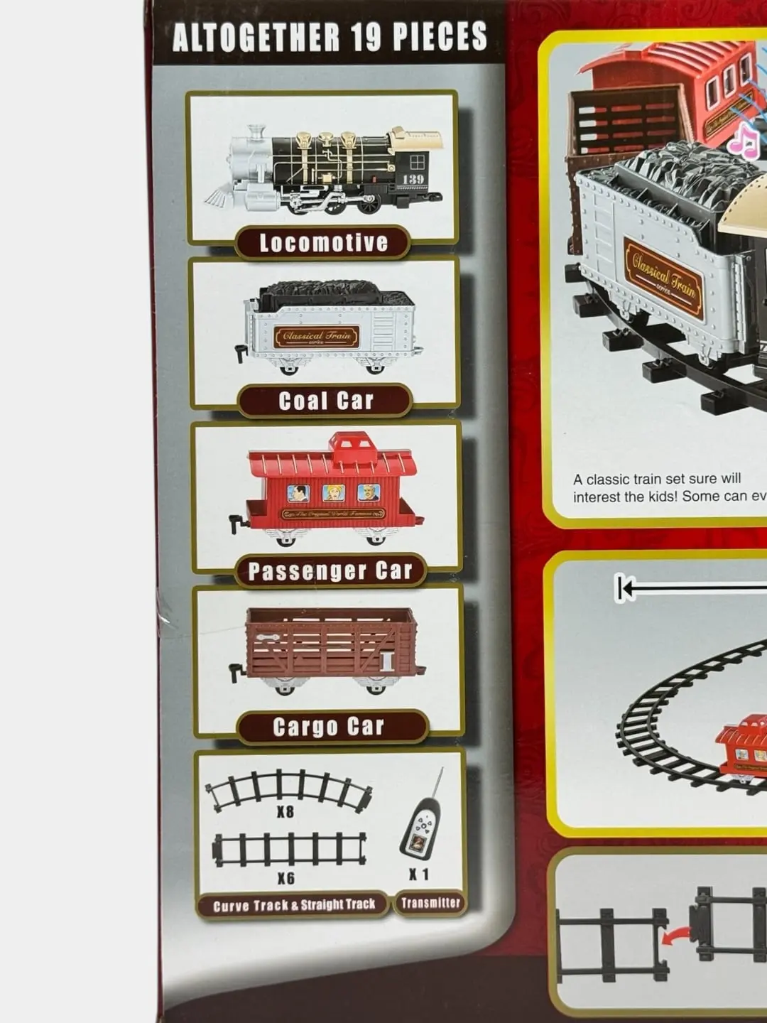 Orbit Train 3054 temir yo'li, pultli boshqaruvli, rivojlantiruvchi, 3 yoshdan bolalar uchun — 5-rasm