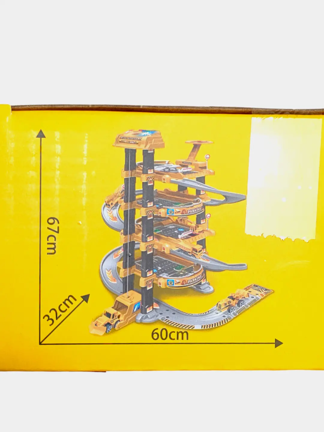 Garage City ko'p qavatli o'yin to'plami, Mashinalar va liftli avtobekati, 3 yoshdan oshgan bolalar uchun — 7-rasm