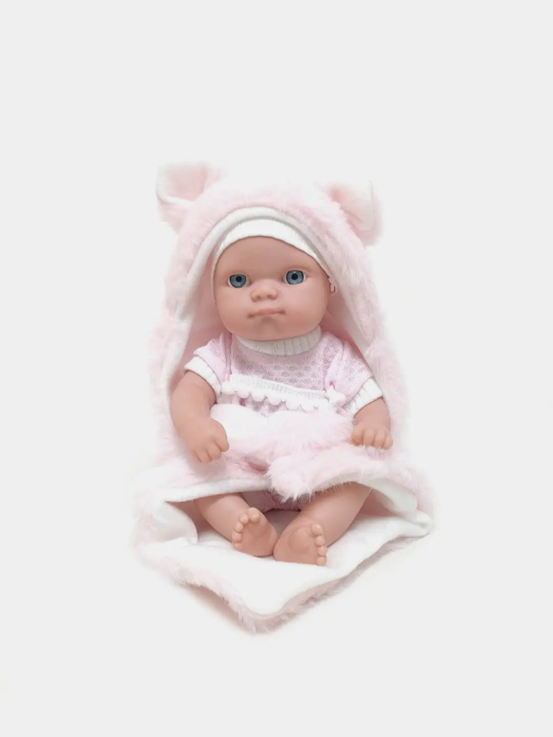 Yale Baby 22 sm qo'g'irchoq, quloqli yumshoq xalat, 3 yoshdan oshgan bolalar uchun, motorikasini rivojlantiradi — 4-rasm