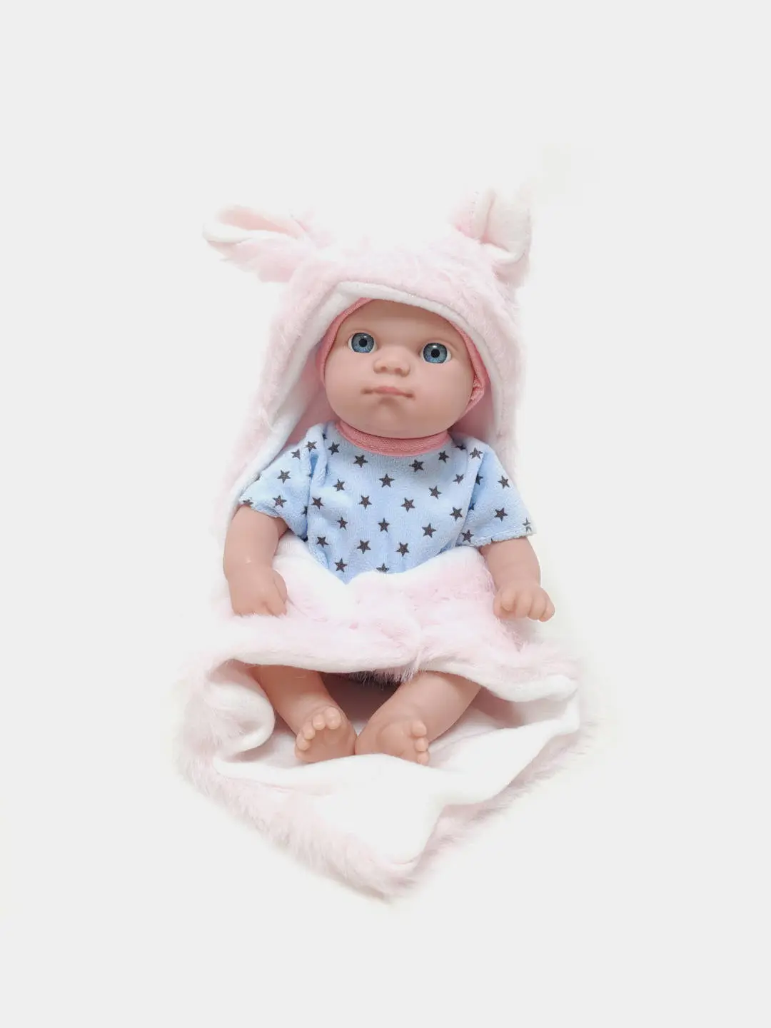 Yale Baby 22 sm qo'g'irchoq, quloqli yumshoq xalat, 3 yoshdan oshgan bolalar uchun, motorikasini rivojlantiradi — 3-rasm