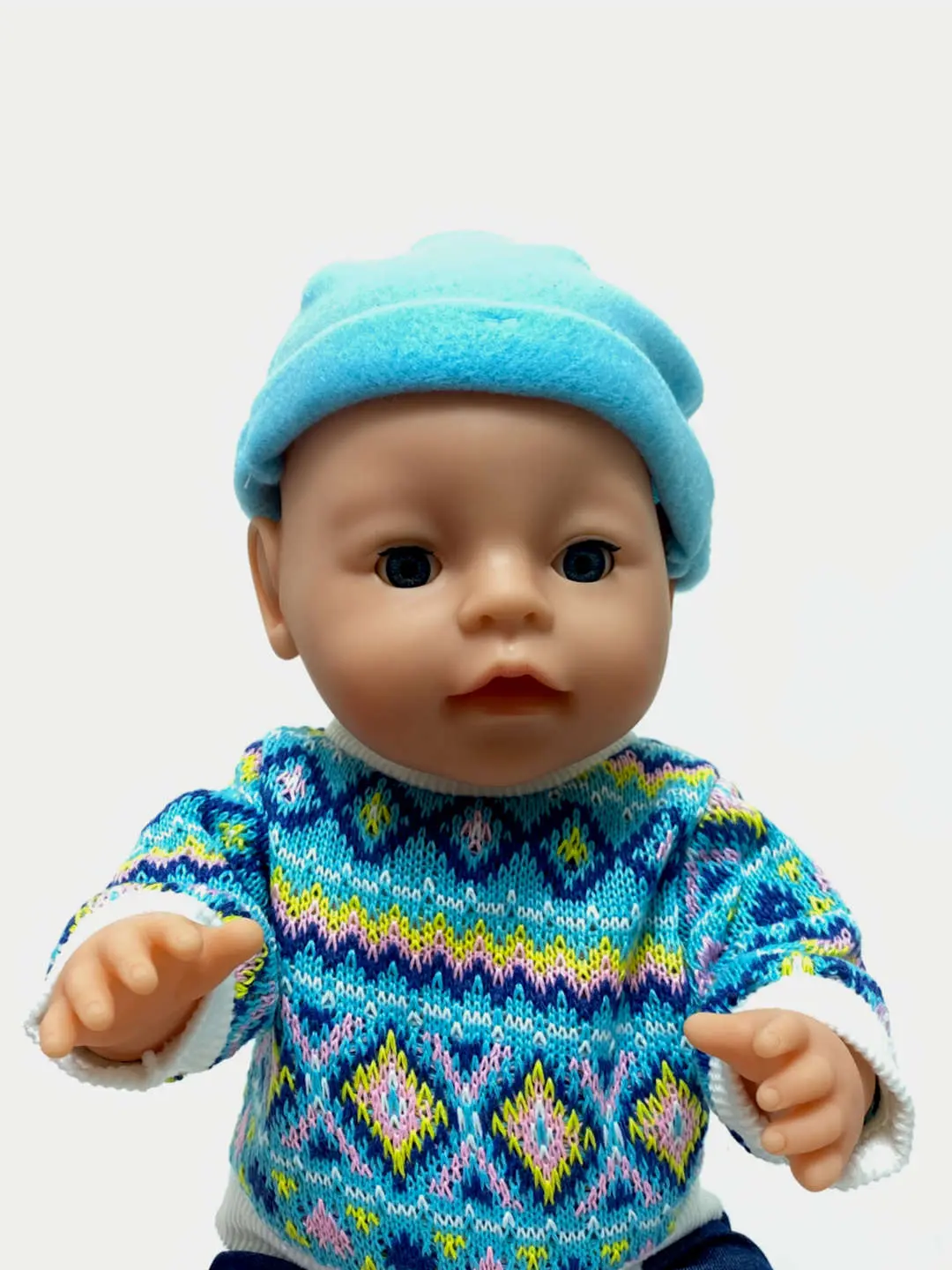 Interaktiv Yale Baby qo'g'irchog'i, 8 funksiya, ichadigan va siyadigan, bolalar uchun — 2-rasm