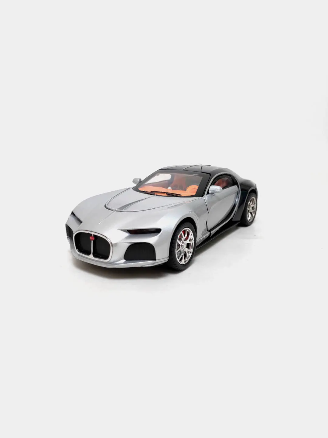 Bugatti Atlantic metall modeli 1:24 kolleksiya avtomobili o'g'il bolalar uchun — 2-rasm