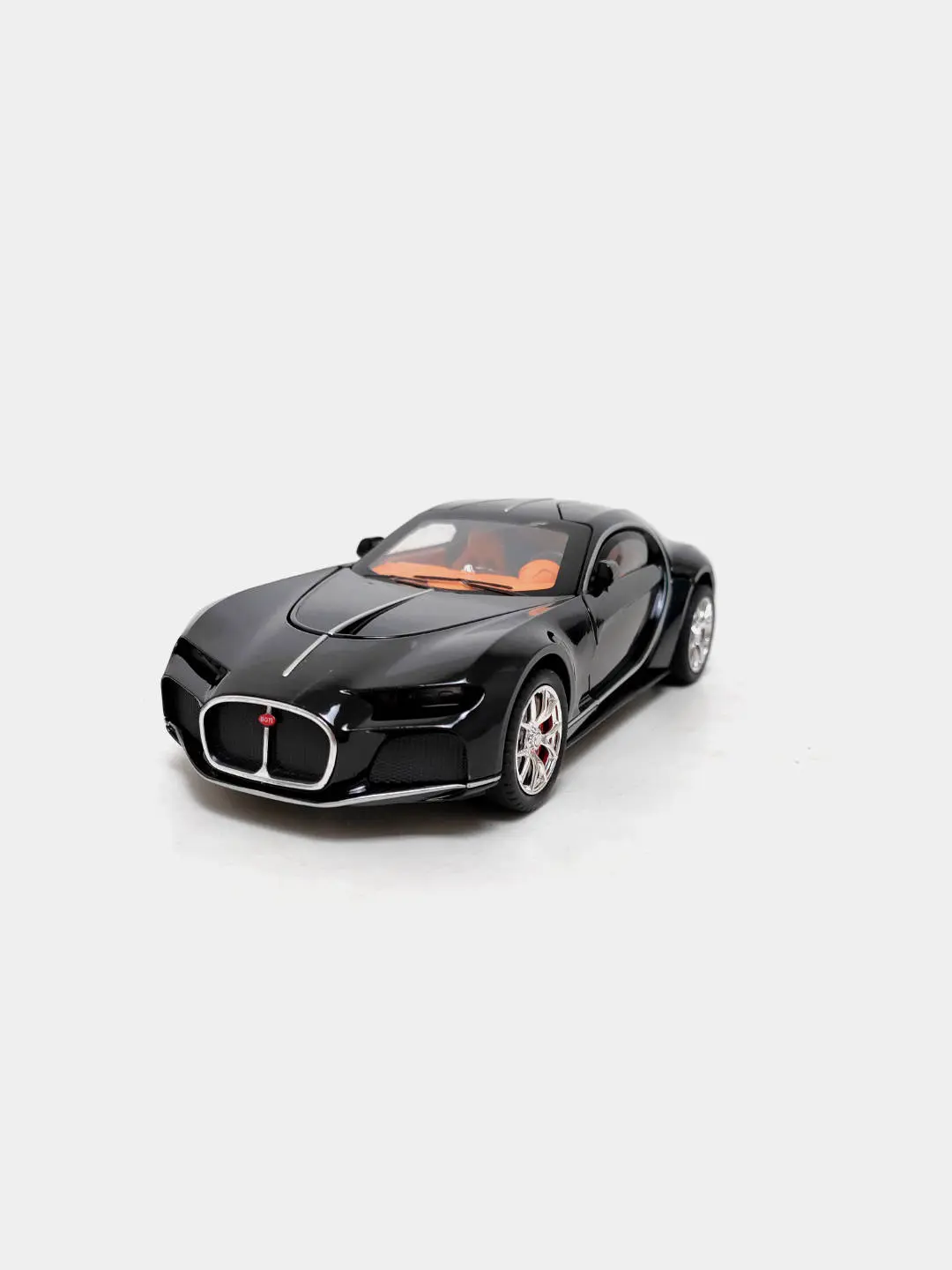 Bugatti Atlantic metall modeli 1:24 kolleksiya avtomobili o'g'il bolalar uchun — 3-rasm
