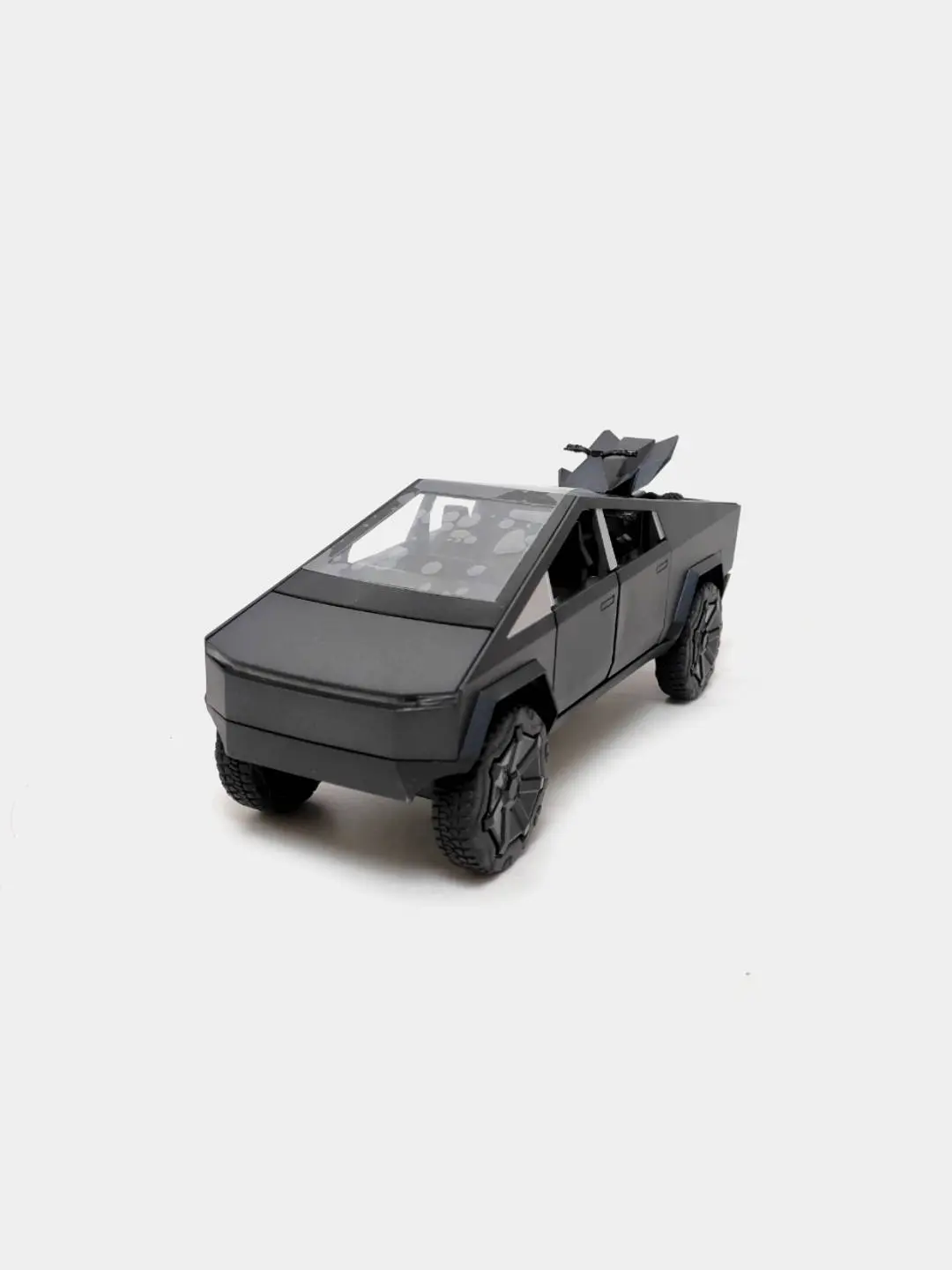 Metall o'yinchoq mashina Tesla Cybertruck musiqiy bolalar uchun — 2-rasm