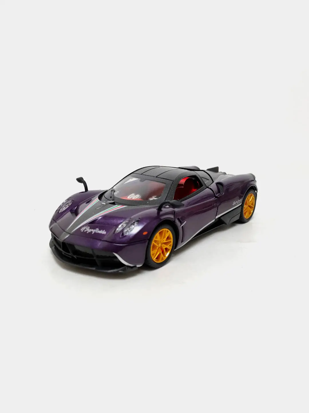 Pagani Huayra Dinastia metall modeli 1:24, ochiladigan eshikli temir mashina — 2-rasm