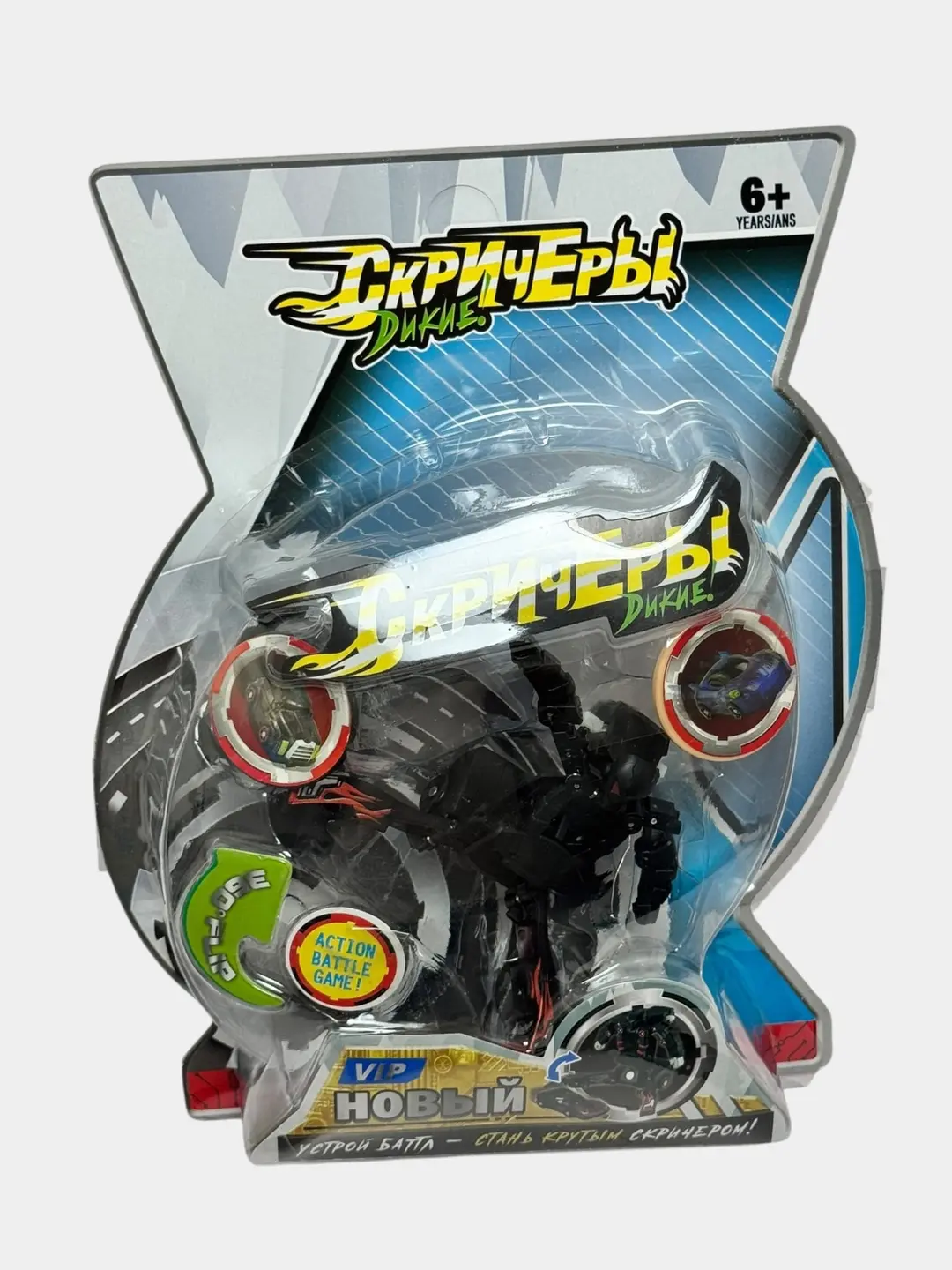 Skrichers Tobot Transformeri, Jangovar mashina-robot, 6 yoshdan boshlab o'yinchoq to'plami — 3-rasm