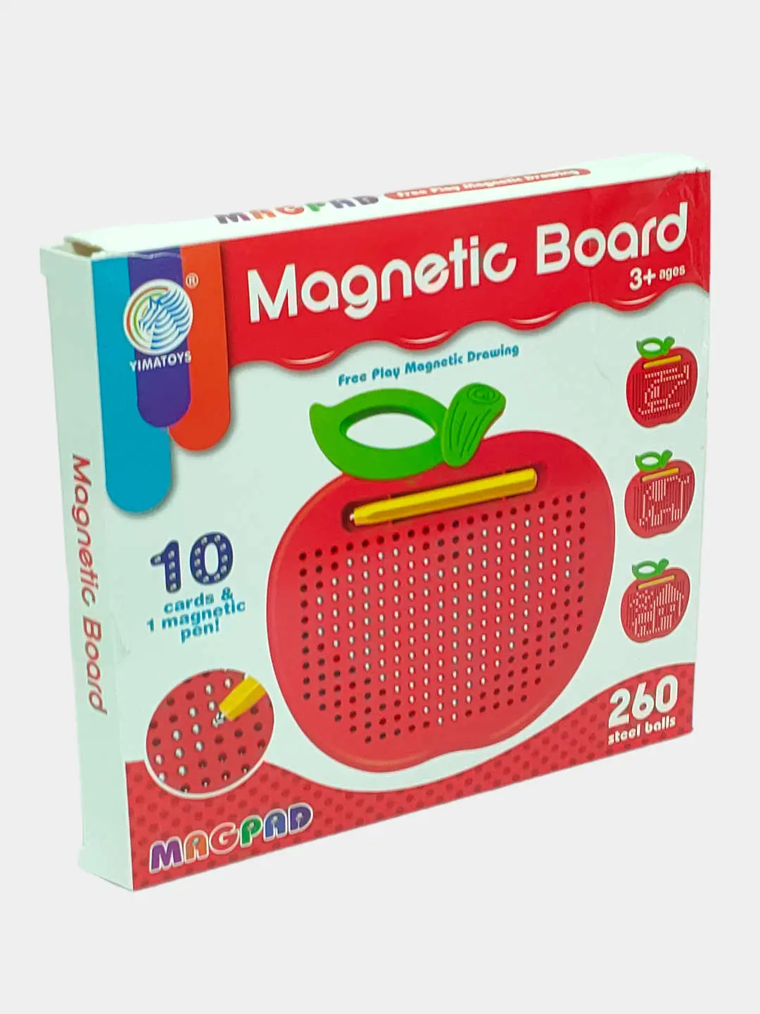 Magnit olma YM2225 — 3+ yoshdagi bolalar uchun interaktiv ta'lim o'yinchoq Kod. 24058