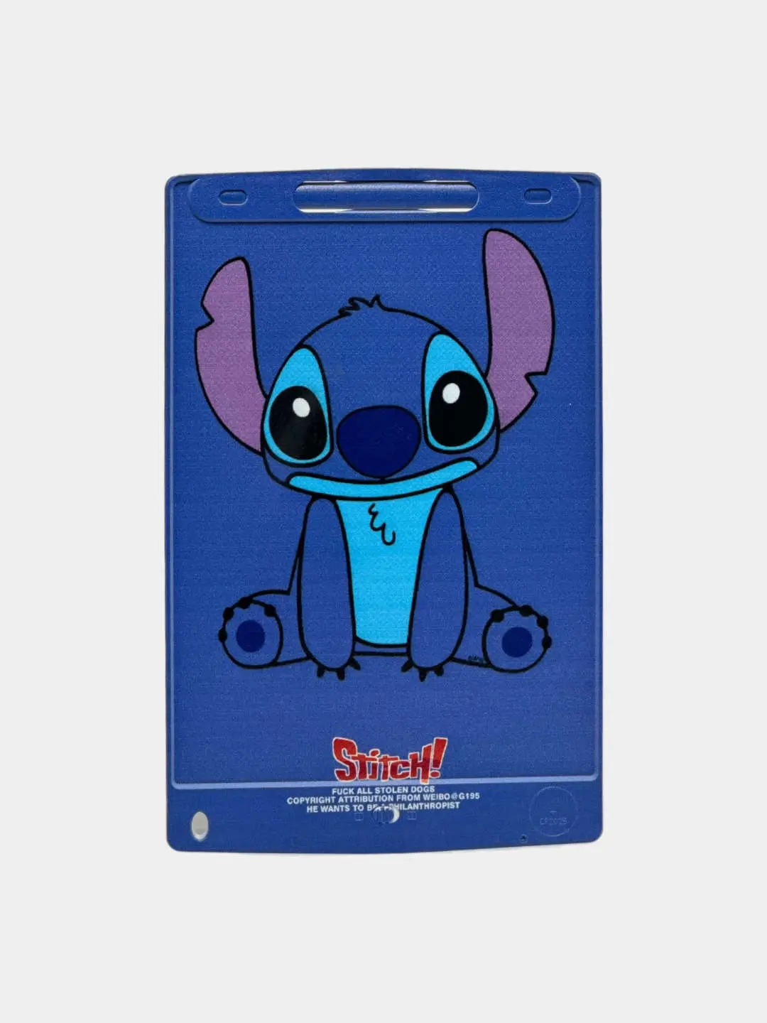 LCD chizish plansheti Stich, bolalar uchun 8.5 dyuymli elektron doska va stilus — 3-rasm