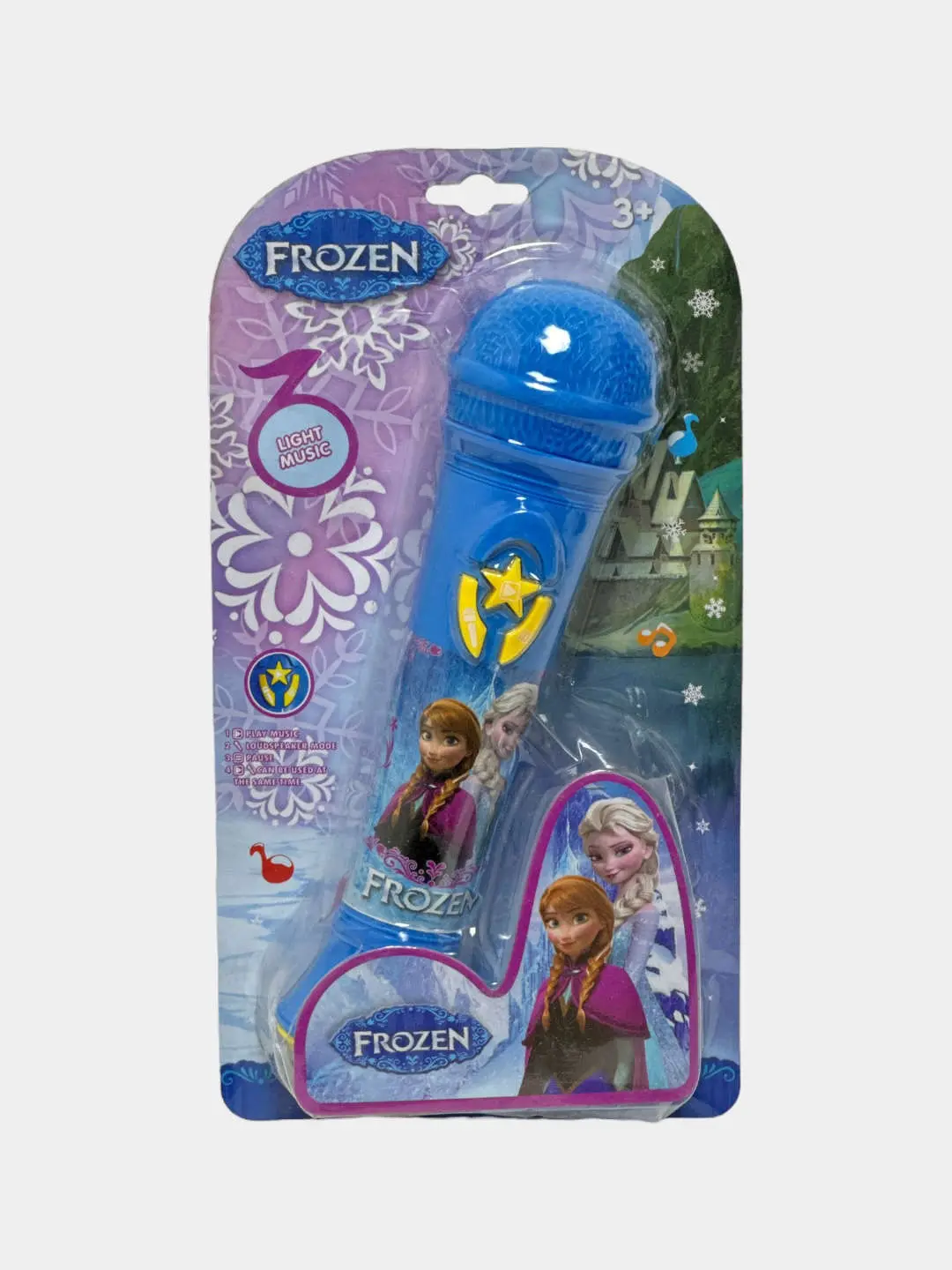 Frozen bolalar mikrofoni, Yoritgichli musiqa, Rolli o'yinlar va nutq rivojlanishi uchun, 3+ — 2-rasm