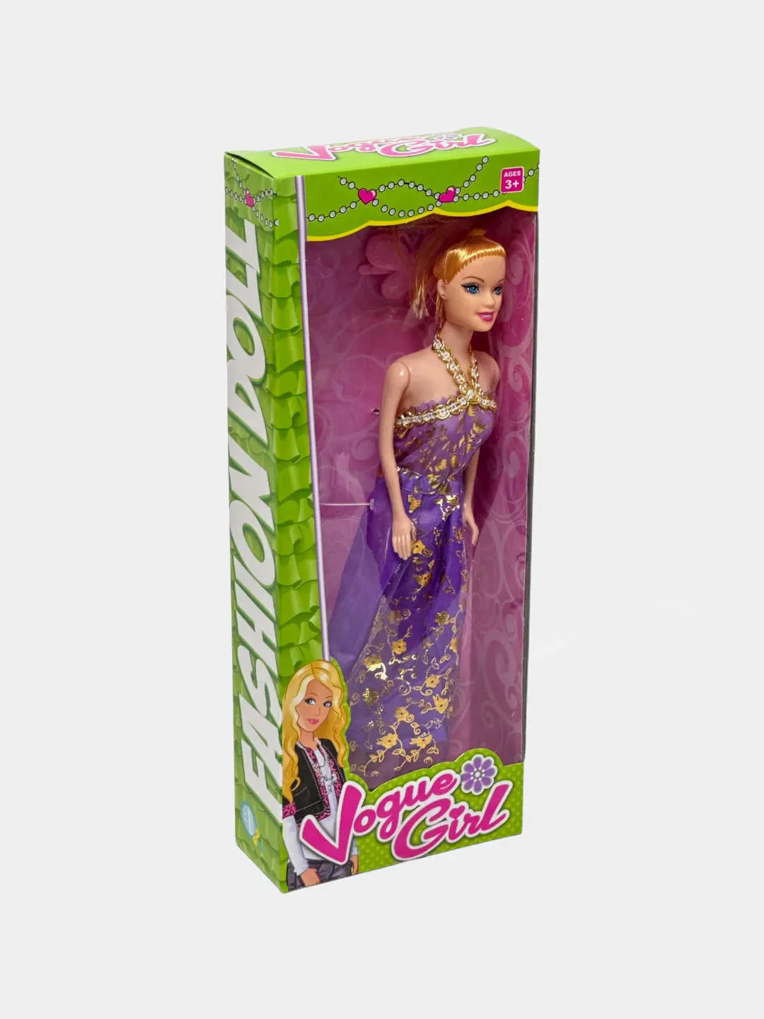 Vogue Girl HL001-22 qo'g'irchog'i, Kechki libosdagi zamonaviy o'yinchoq, Kichik modachilar uchun 3 yoshdan, Tasavvurni rivojlantiradi