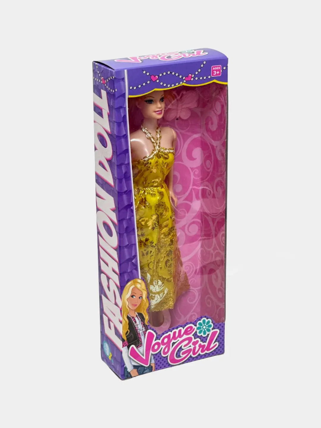 Vogue Girl HL001-22 qo'g'irchog'i, Kechki libosdagi zamonaviy o'yinchoq, Kichik modachilar uchun 3 yoshdan, Tasavvurni rivojlantiradi — 3-rasm