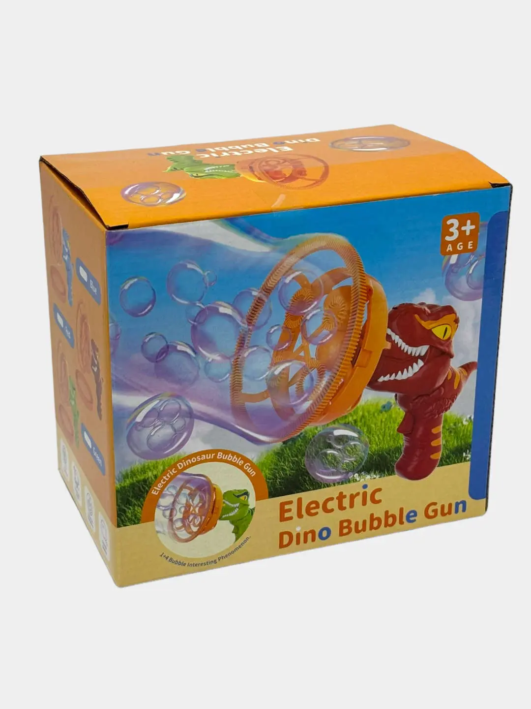 Dinosavrli elektr ko'pik otuvchi o'yinchok rivojlantiruvchi 25 sm.