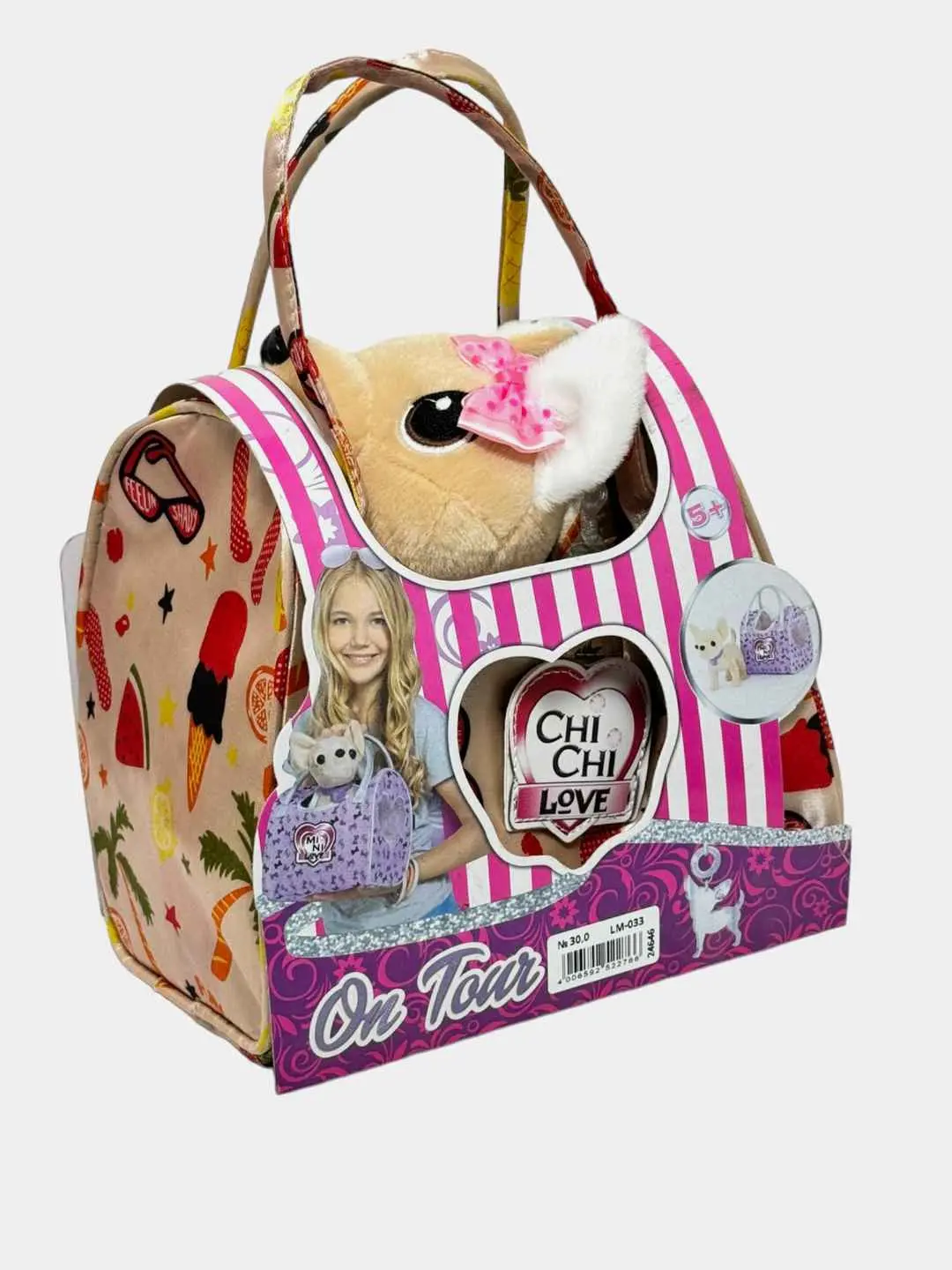 Chi-Chi Love yumshoq interaktiv it sumkada, rol o'yinlari uchun, 5 yoshdan boshlab