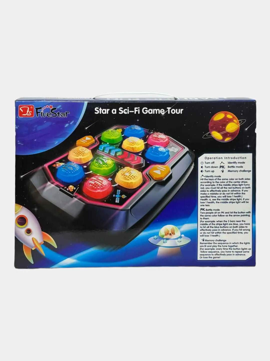 Elektron stol o'yini Galaxy Game Machine, interaktiv miya trenajyori — 2-rasm