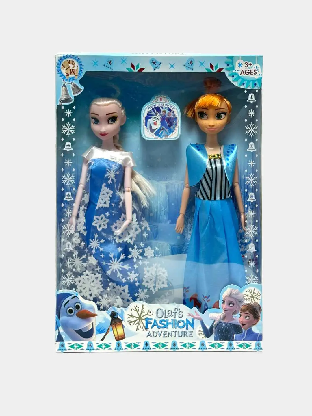 Disney Frozen Elza va Anna multfilm kuklalar to'plami, 30 sm, 2 dona. — 2-rasm