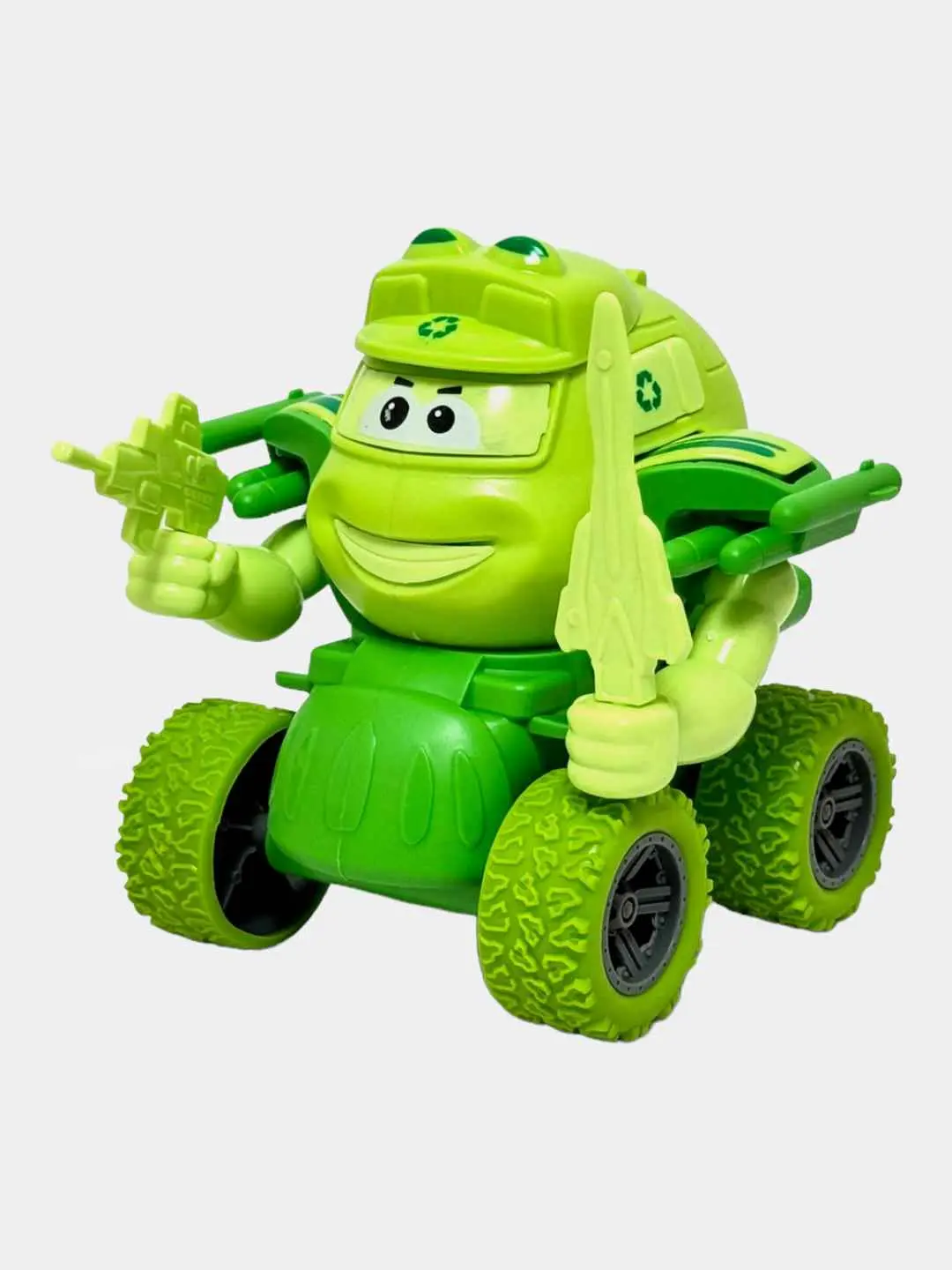 Inertsion robot-mashina Monstr-trak Ember qurol bilan, pushti — 4-rasm