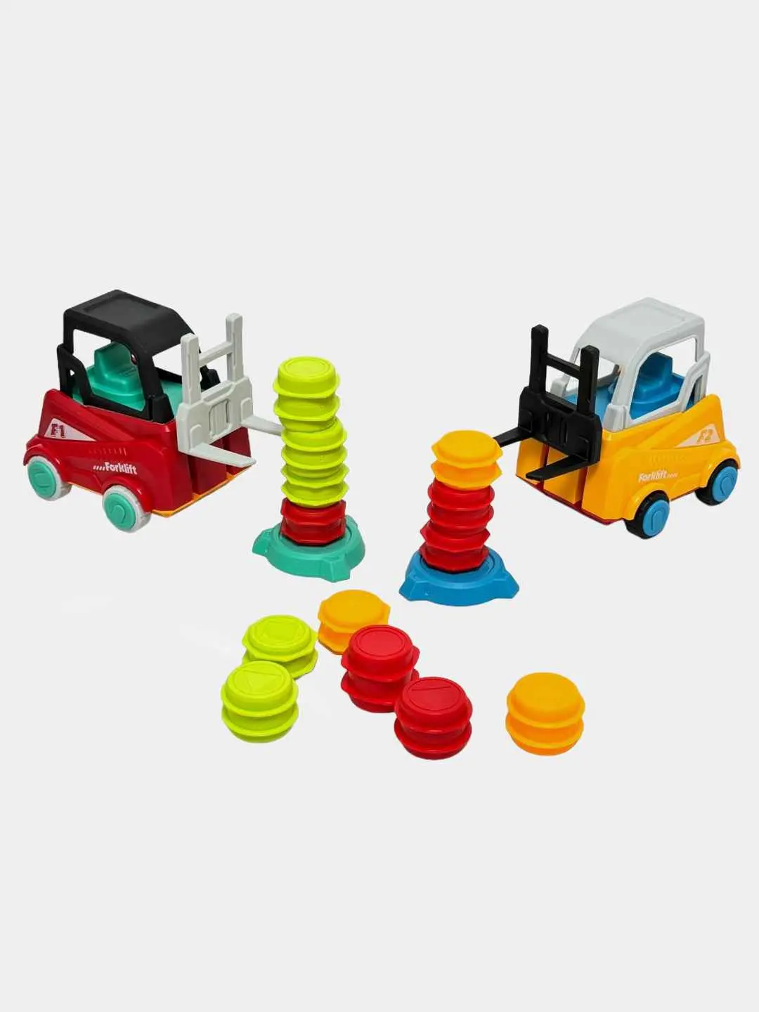 Forklift Challenge stol o'yini, yuk ko'targichli bolalar rivojlantiruvchi o'yini — 2-rasm