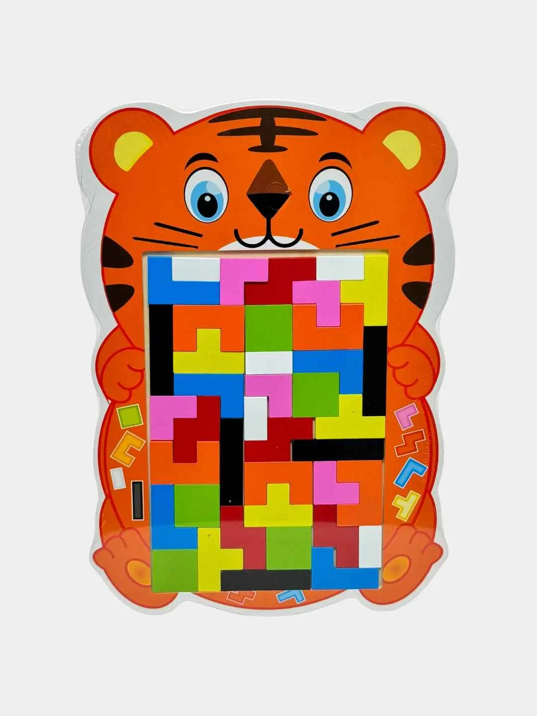 Yog'och Tetris Tigircha jumboqi, Mantiq va motorikaning rivojlanishi, 3 yoshdan oshgan bolalar uchun
