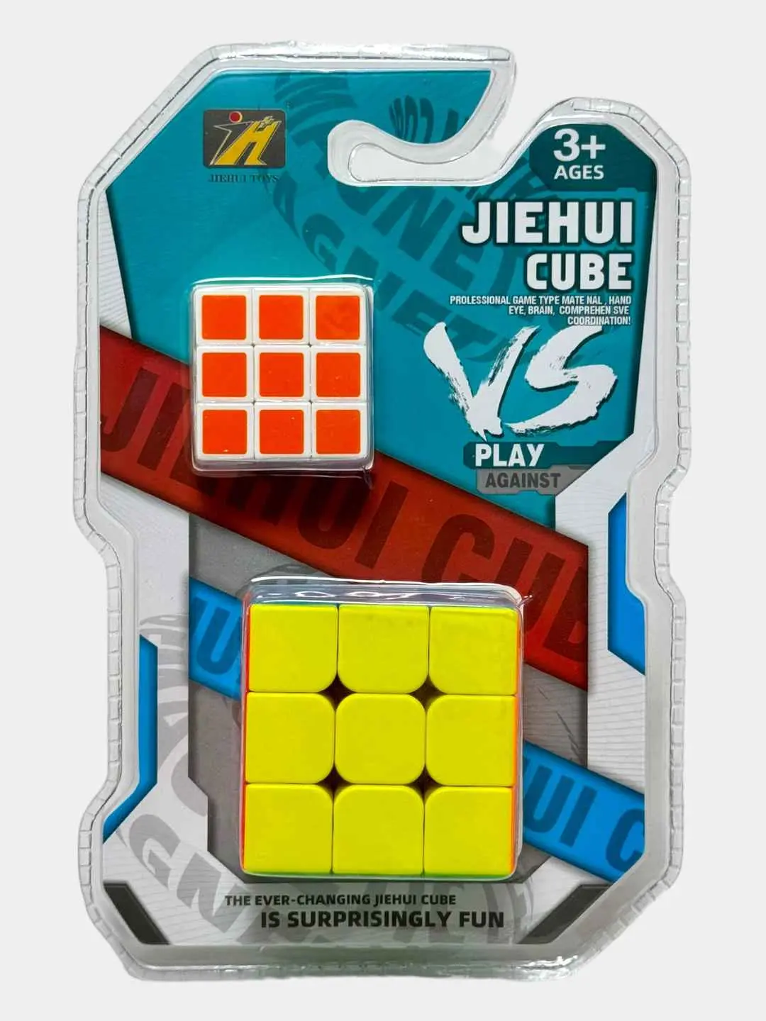 Rubik kubigi 2da 1, 3x3 va 2x2, bolalar va yangi boshlovchilar uchun, Logik rivojlanish