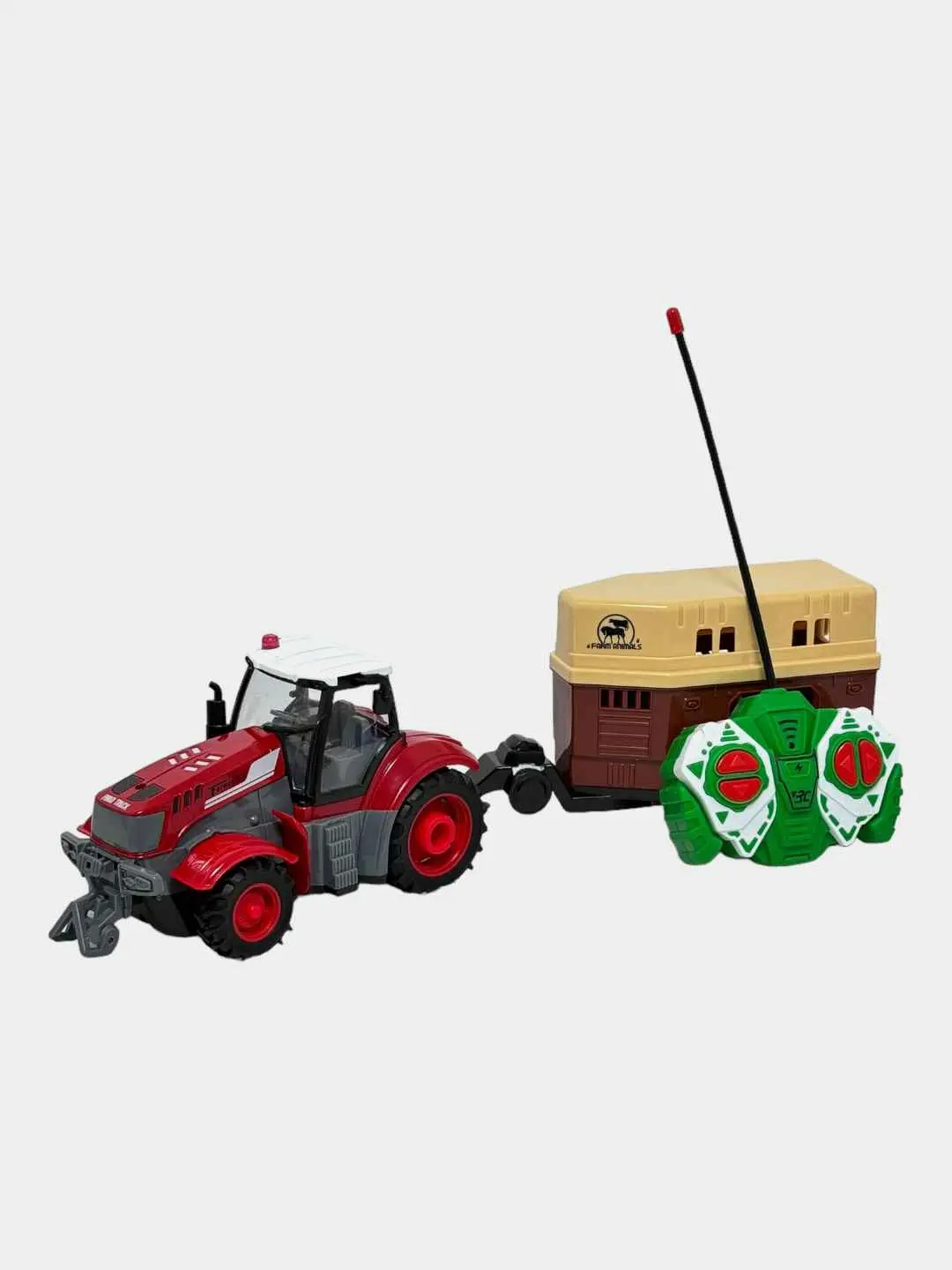 RC tractor HJ8011-4 LED yorug'lik va akkumulyator bilan. — 2-rasm