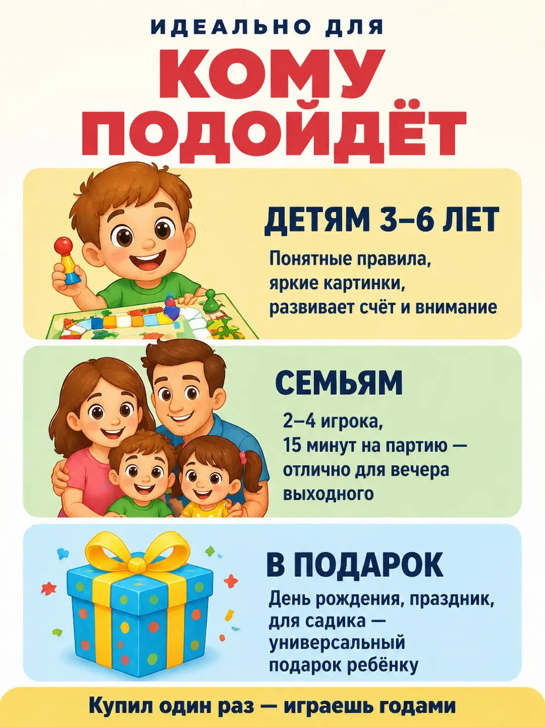 Hodilk-Brodilk 4 ta o'yin 1 ta to'plam, rivojlantiruvchi stol o'yini, 3-6 yoshli bolalar uchun, oila uchun — 5-rasm
