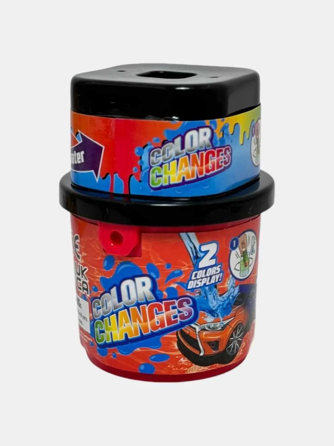 Hot Wheels Color Shifters Suvda Rangi O'zgaradigan Mashinalar, Yo'l Belgilari Bilani 3+ Yosh Bolalar Uchun Komplekt