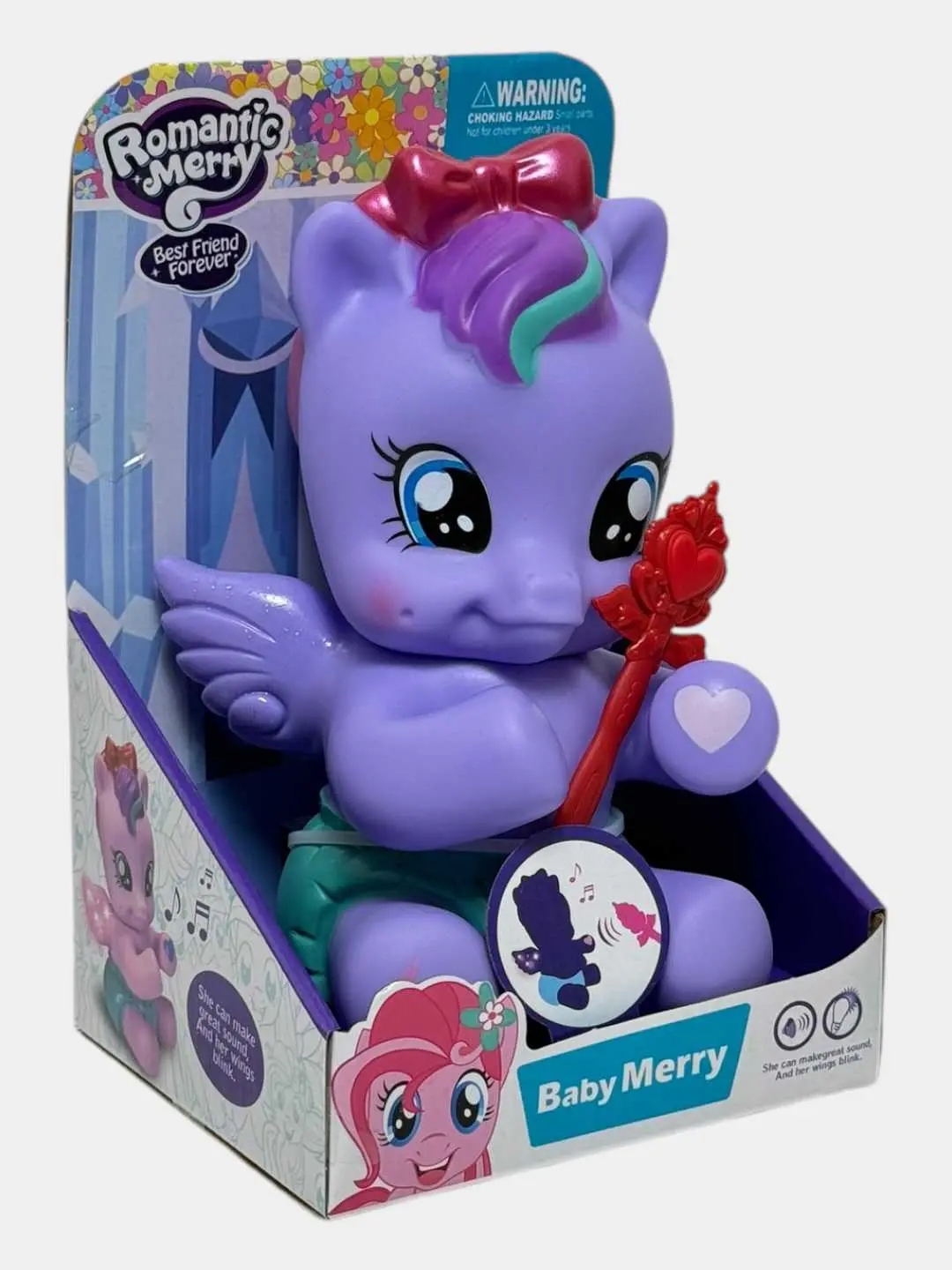 Kichik poni Merri o'yinchog'i, bolalar uchun ot figurasi — 2-rasm