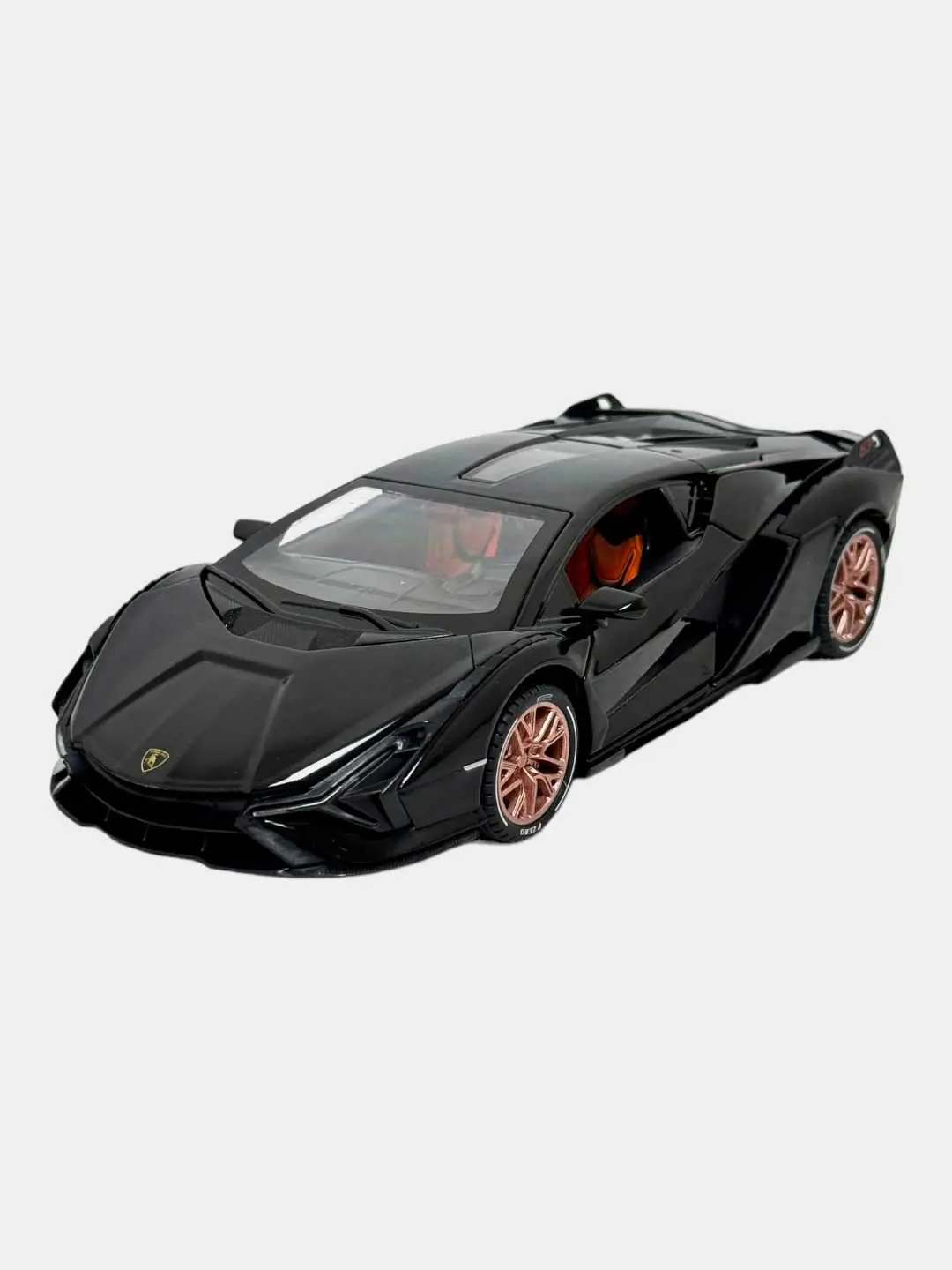 Металлическая модель Lamborghini Sian 1:24, Открывающиеся двери, Детализированный салон, Для детей от 3 лет и коллекционеров