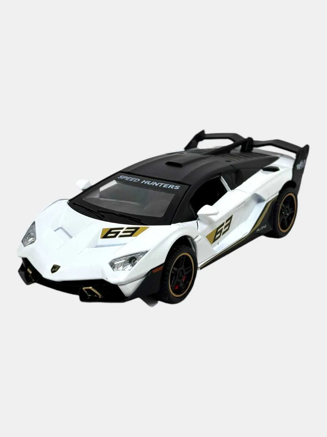 Lamborghini Speed Hunters kolleksiya modeli qizil sport mashina 1:18 — 9-rasm