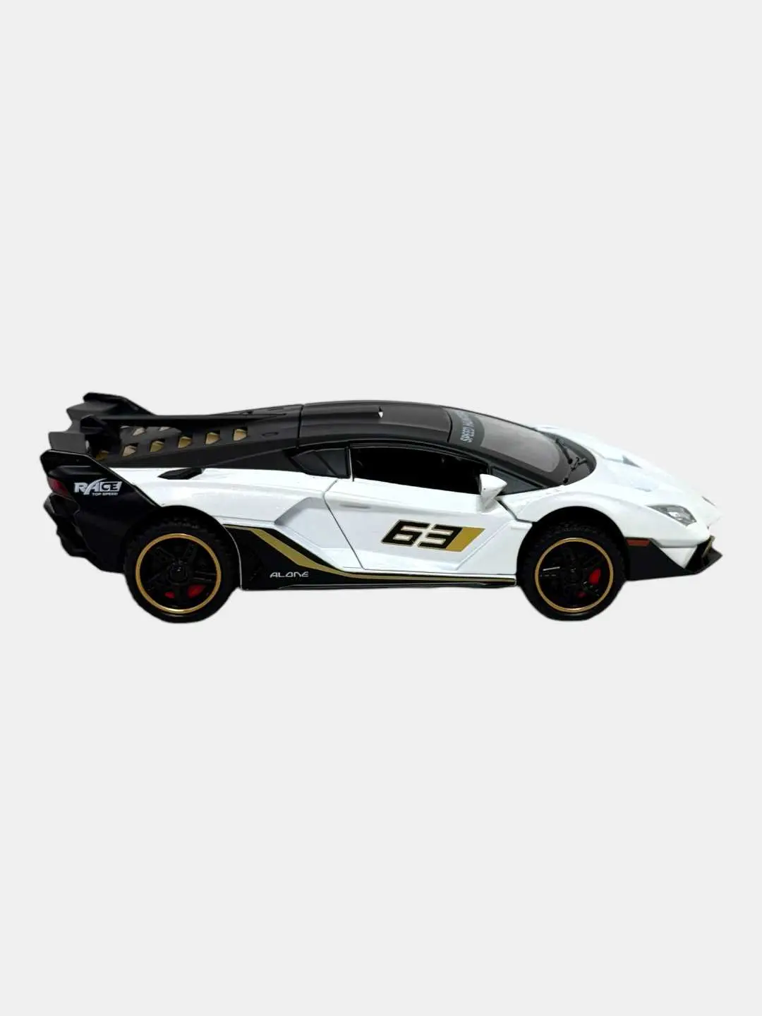 Lamborghini Speed Hunters kolleksiya modeli qizil sport mashina 1:18 — 7-rasm