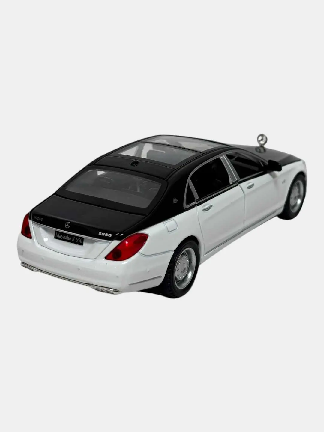 Kolleksiyalik metall mashinasi Mercedes-Maybach S650 25 sm qora. — 2-rasm