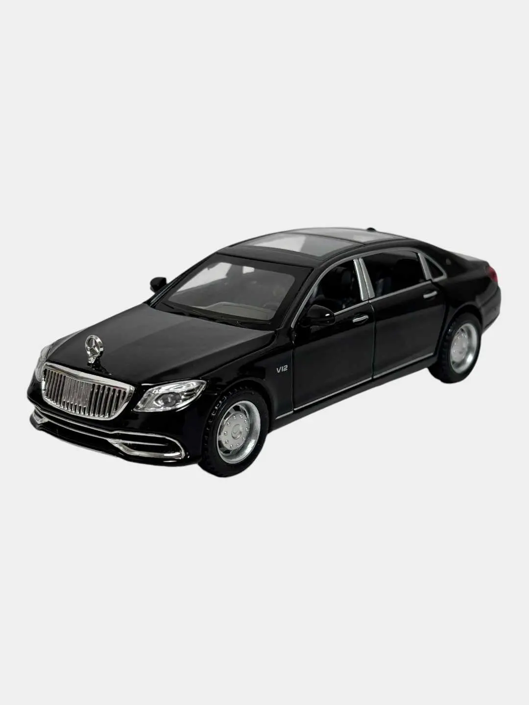 Kolleksiyalik metall mashinasi Mercedes-Maybach S650 25 sm qora. — 7-rasm