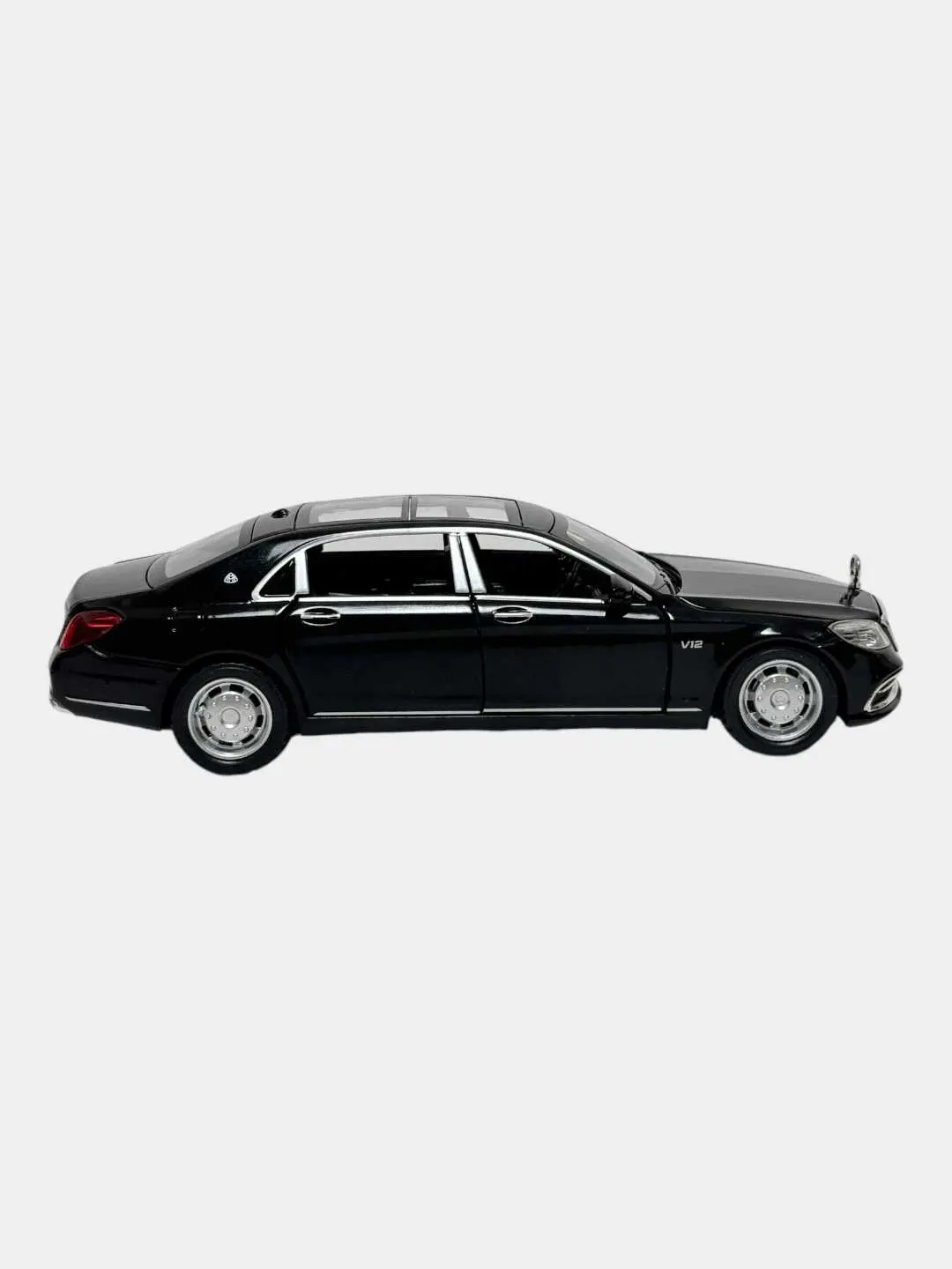 Kolleksiyalik metall mashinasi Mercedes-Maybach S650 25 sm qora. — 9-rasm