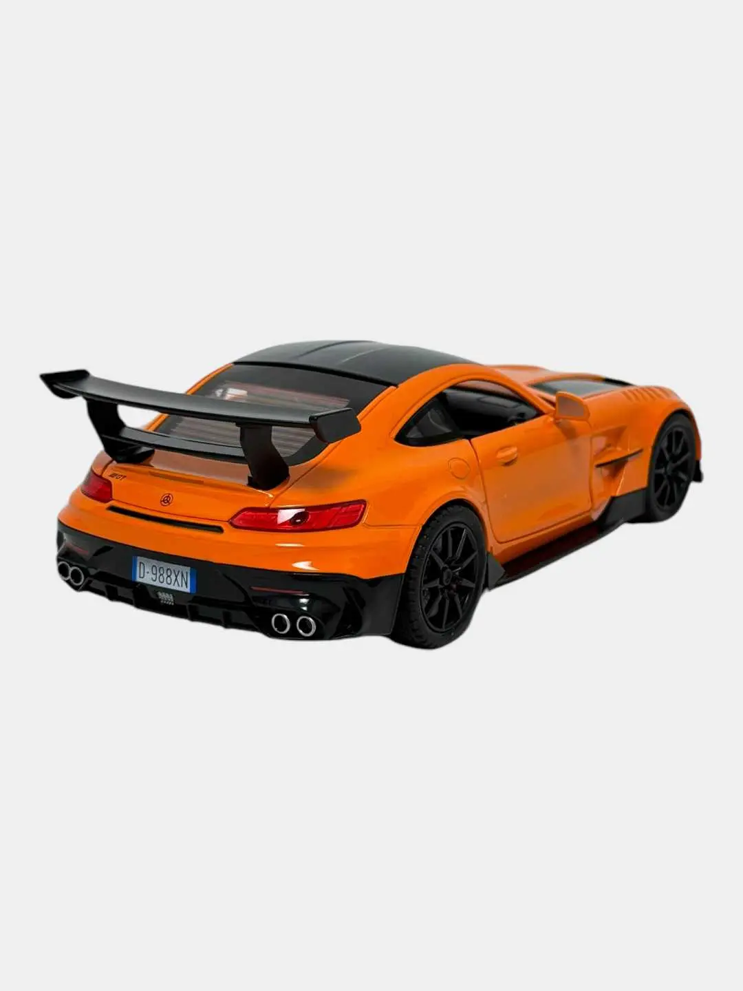 Metall model Mercedes Benz AMG GT 1:24, inersion mashina ovozli va chiroqli — 2-rasm