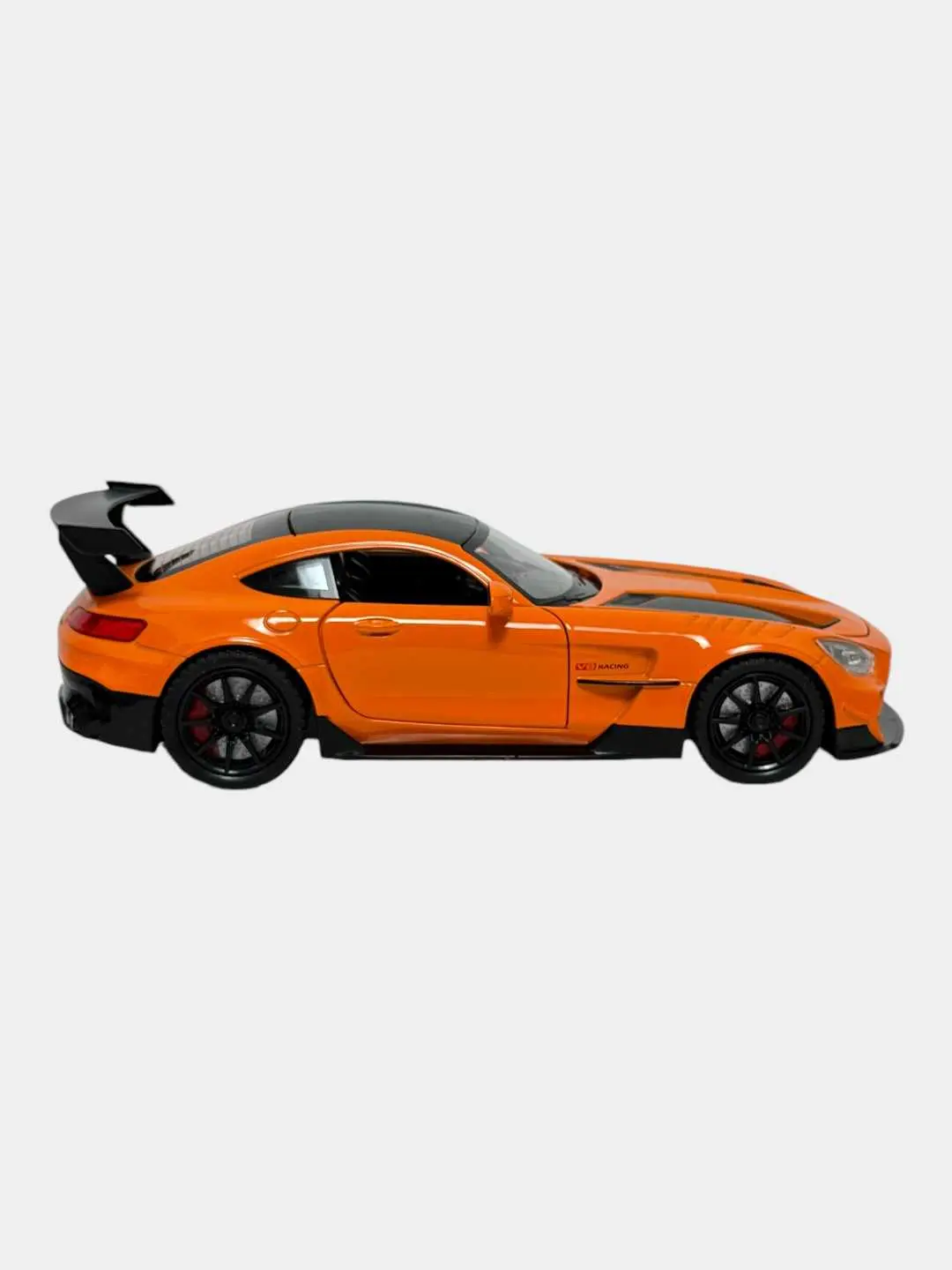 Metall model Mercedes Benz AMG GT 1:24, inersion mashina ovozli va chiroqli — 3-rasm