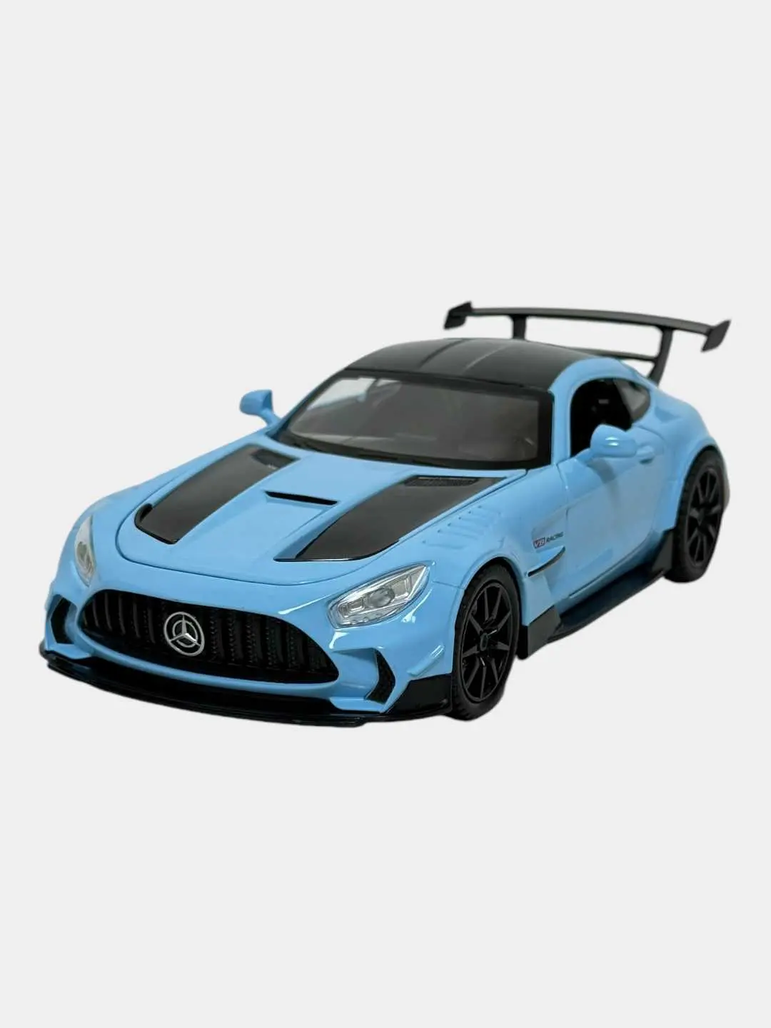 Metall model Mercedes Benz AMG GT 1:24, inersion mashina ovozli va chiroqli — 5-rasm