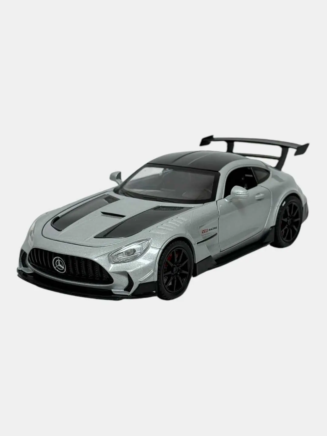 Metall model Mercedes Benz AMG GT 1:24, inersion mashina ovozli va chiroqli — 8-rasm