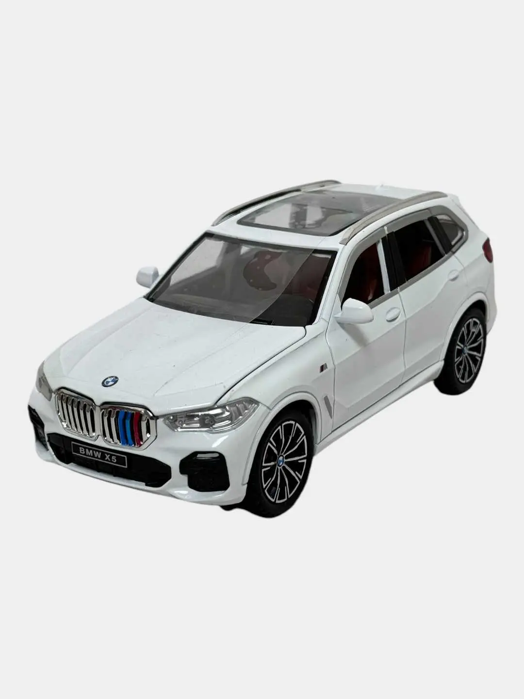 Metall BMW X5 mashinasi, iyunli, 1:24, detallangan, ko'k, bolalar uchun. — 7-rasm